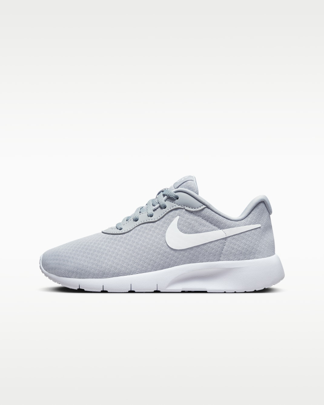 Tenis para niños grandes Nike Tanjun EasyOn - Gris lobo/Blanco/Blanco