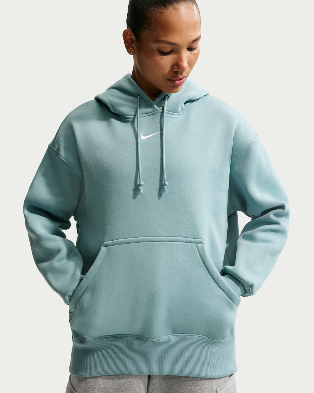 Nike Sportswear Phoenix Fleece Women's Oversized Pullover Hoodie - Cannon/Sail