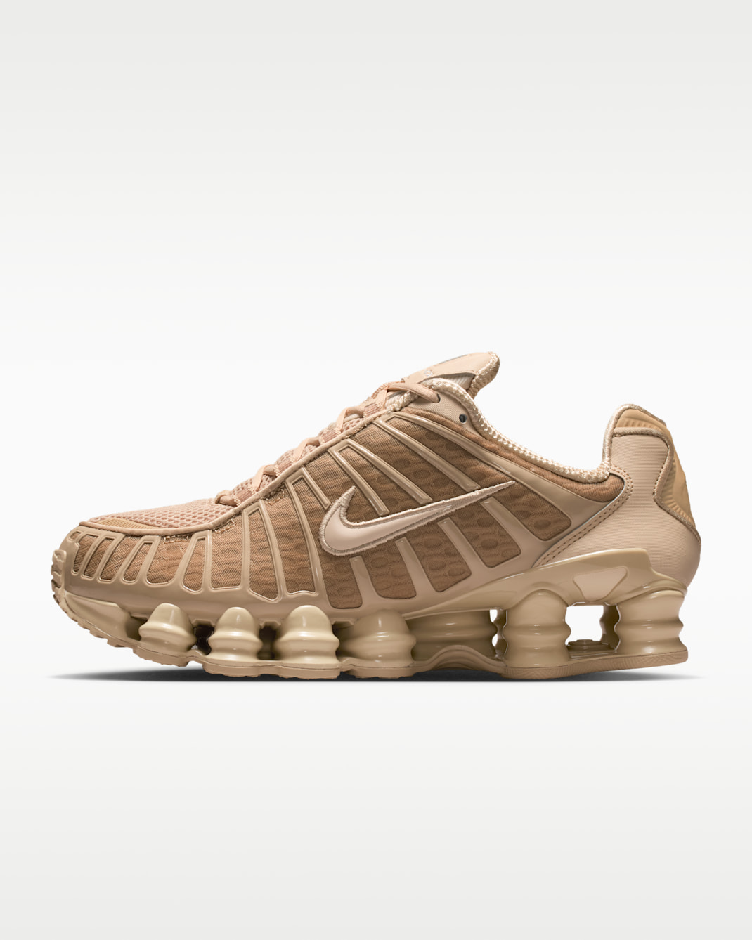 Chaussure Nike Shox TL pour femme - Linen/Metallic Silver/Linen