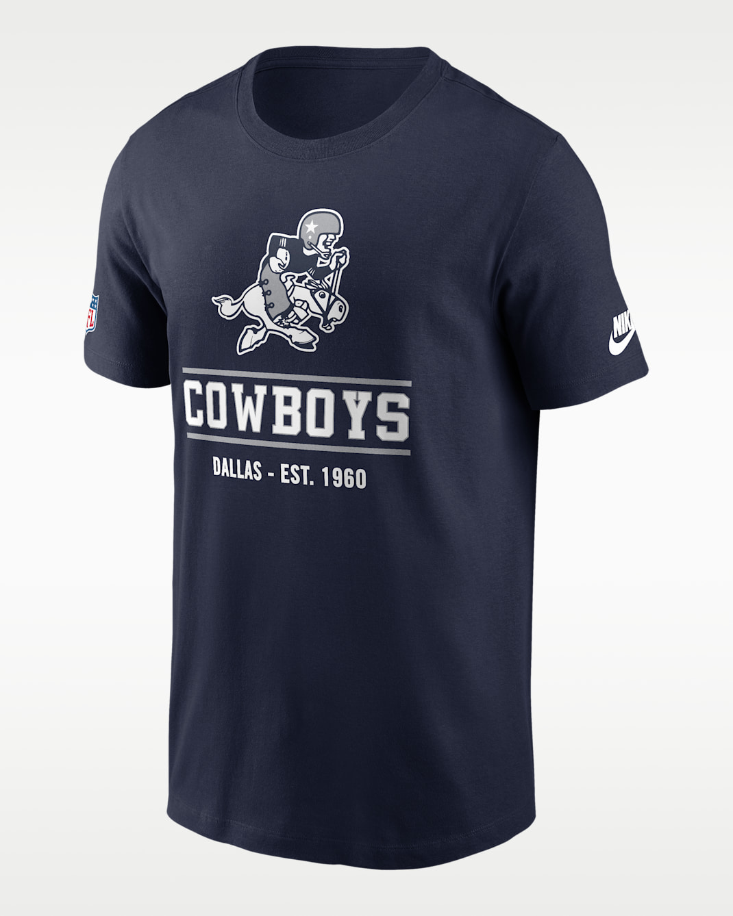 Dallas Cowboys Essential Men's Nike Dri-FIT NFL Long-Sleeve T-Shirt - Navy
