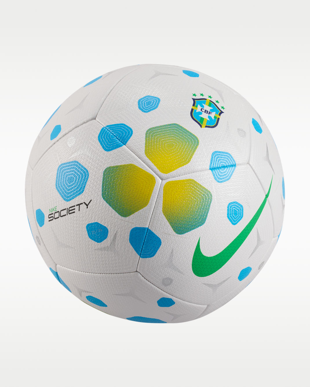 Balón de fútbol Nike Brazil Society - Blanco/Azul/Verde