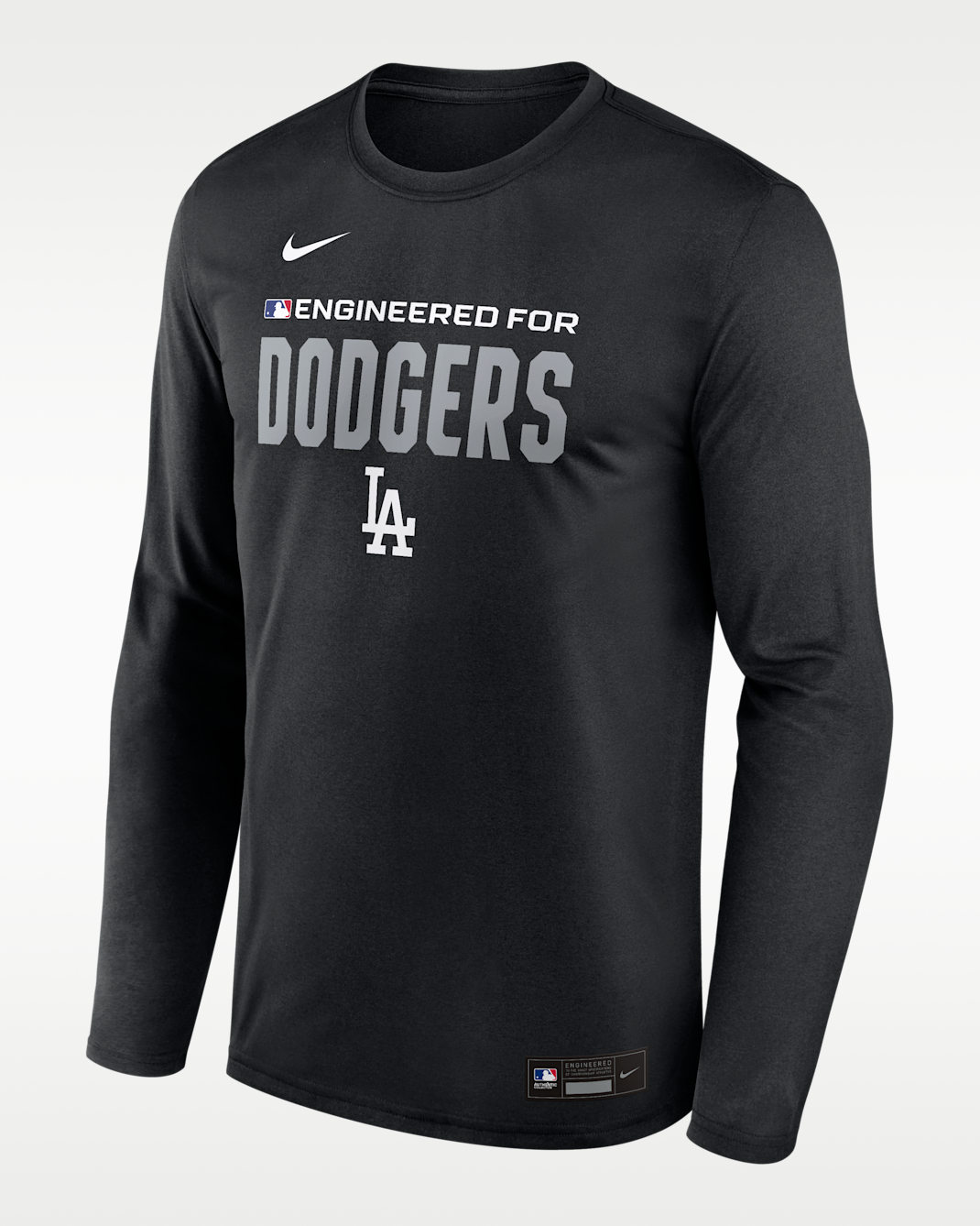 Los Angeles Dodgers Authentic Collection Team Issue Men's Nike Dri-FIT MLB Long-Sleeve T-Shirt - Black