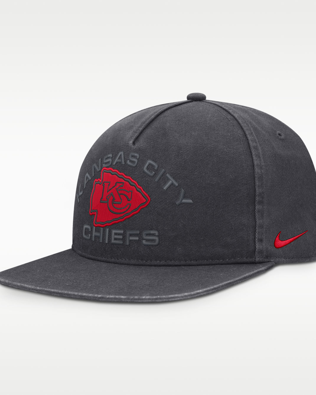 Kansas City Chiefs Primetime Pro Men's Nike NFL Adjustable Hat - Anthracite
