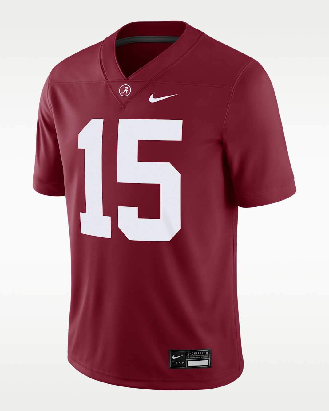 Jersey universitario Nike Dri-FIT Game para hombre de Ty Simpson de Alabama - Carmesí