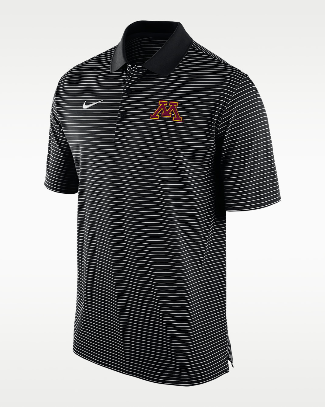 Polo universitaria Nike Dri-FIT para hombre Minnesota Tour - Negro
