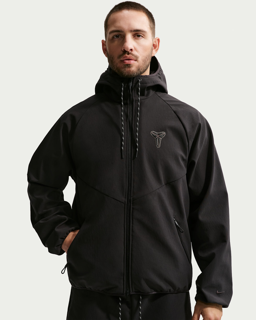 Kobe 'Lunar New Year' Nike Windrunner Jacket - Black/Black/Medium Ash