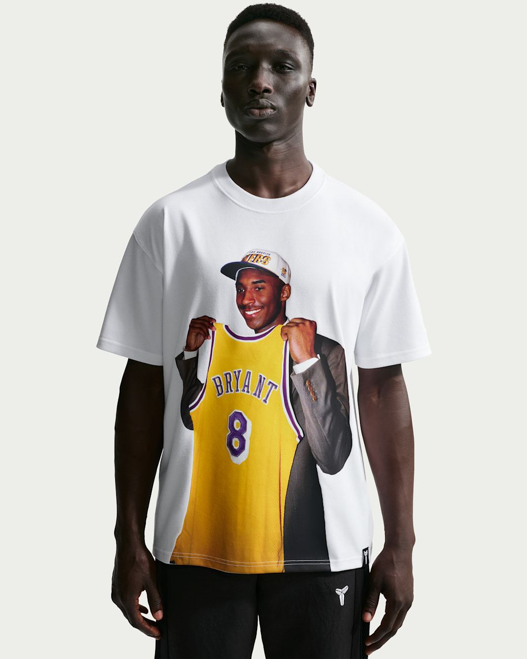 Playera de básquetbol para hombre Kobe "Draft Pack" - Blanco