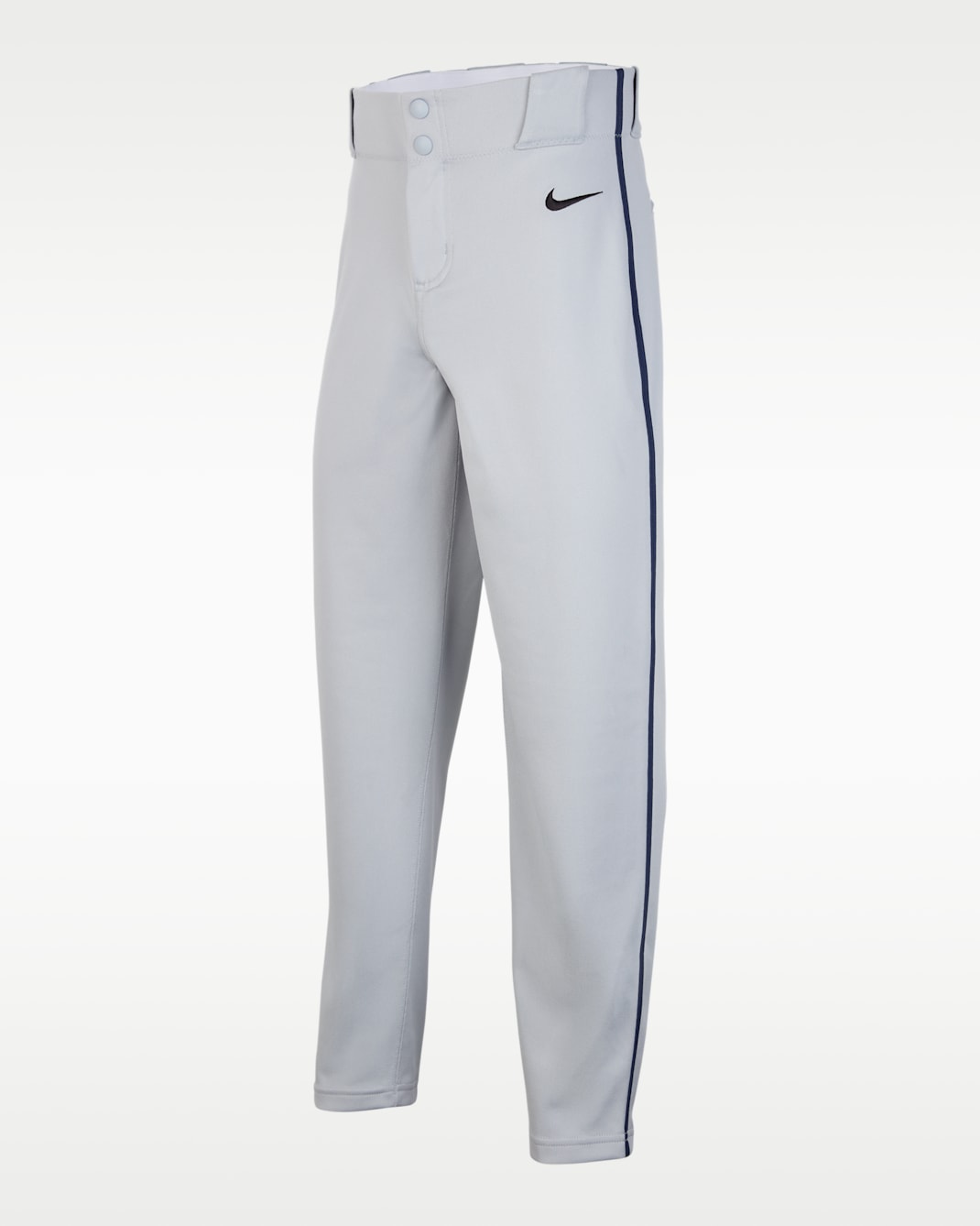 Nike Vapor Select 2 Big Kids' Piped Baseball Pants - Wolf Grey/Midnight Navy/Black