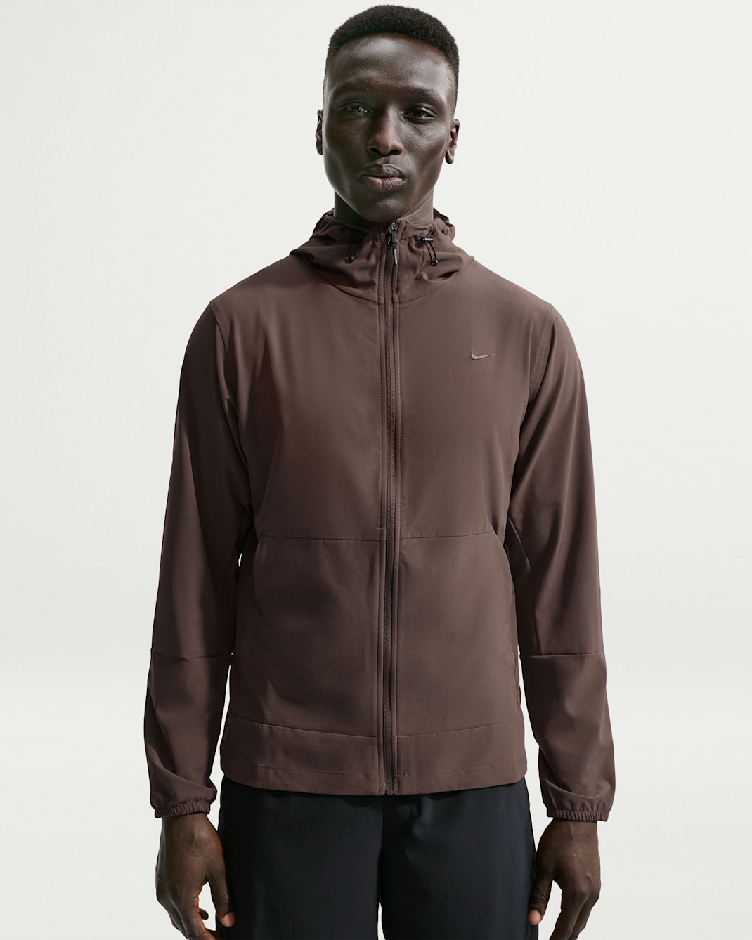Nike Unlimited Men's Repel Hooded Versatile Jacket - Baroque Brown/Black/Baroque Brown