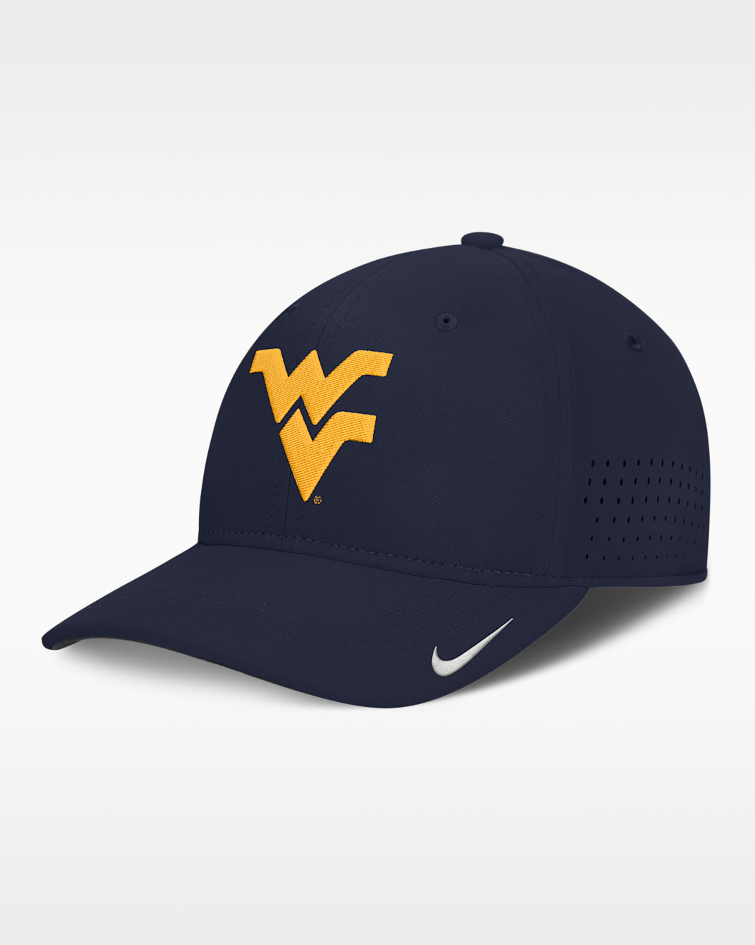 West Virginia Sideline Practice Men's Nike Dri-FIT College Hat - Navy