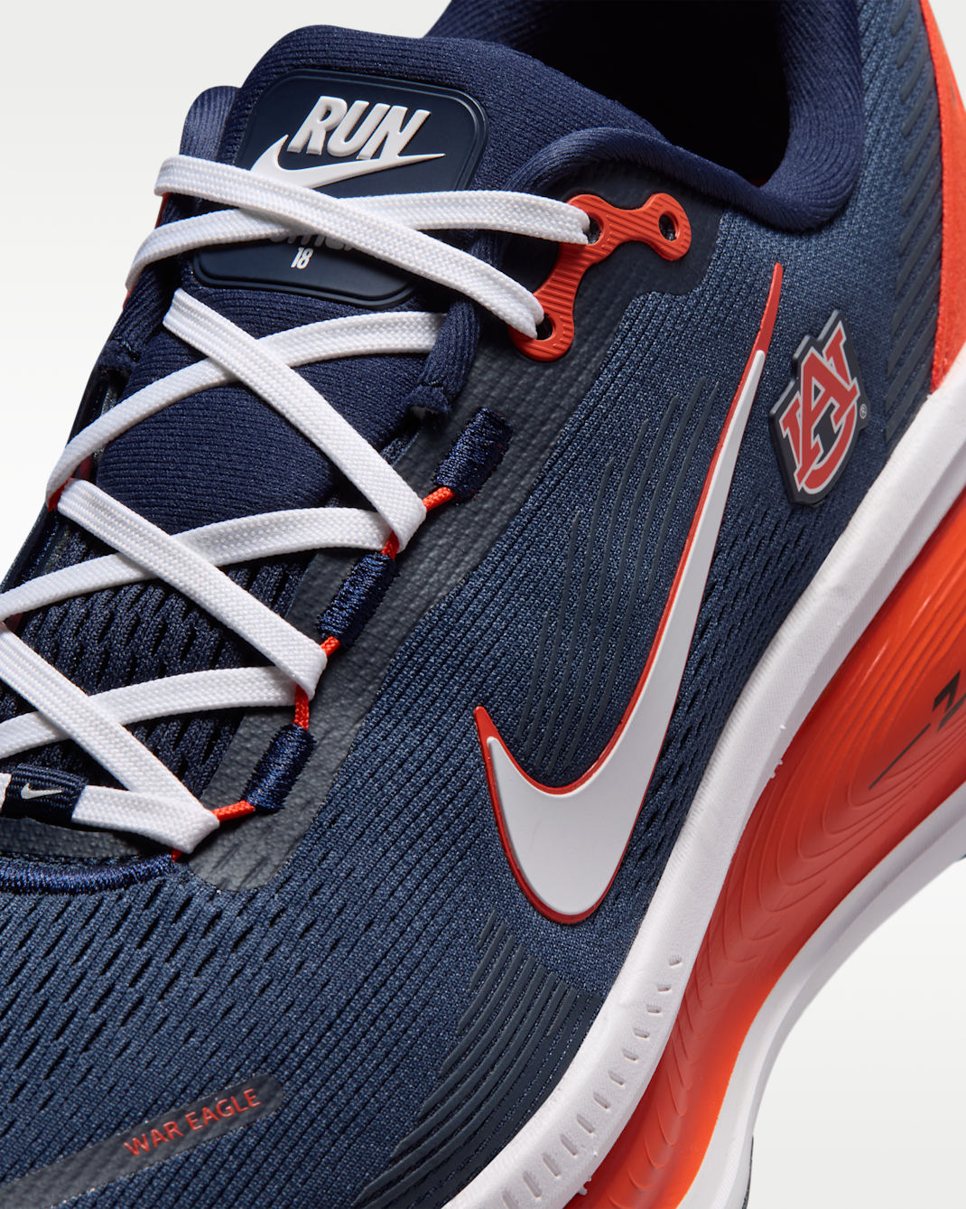 Nike College Vomero 18 (Auburn) Men's Road Running Shoes