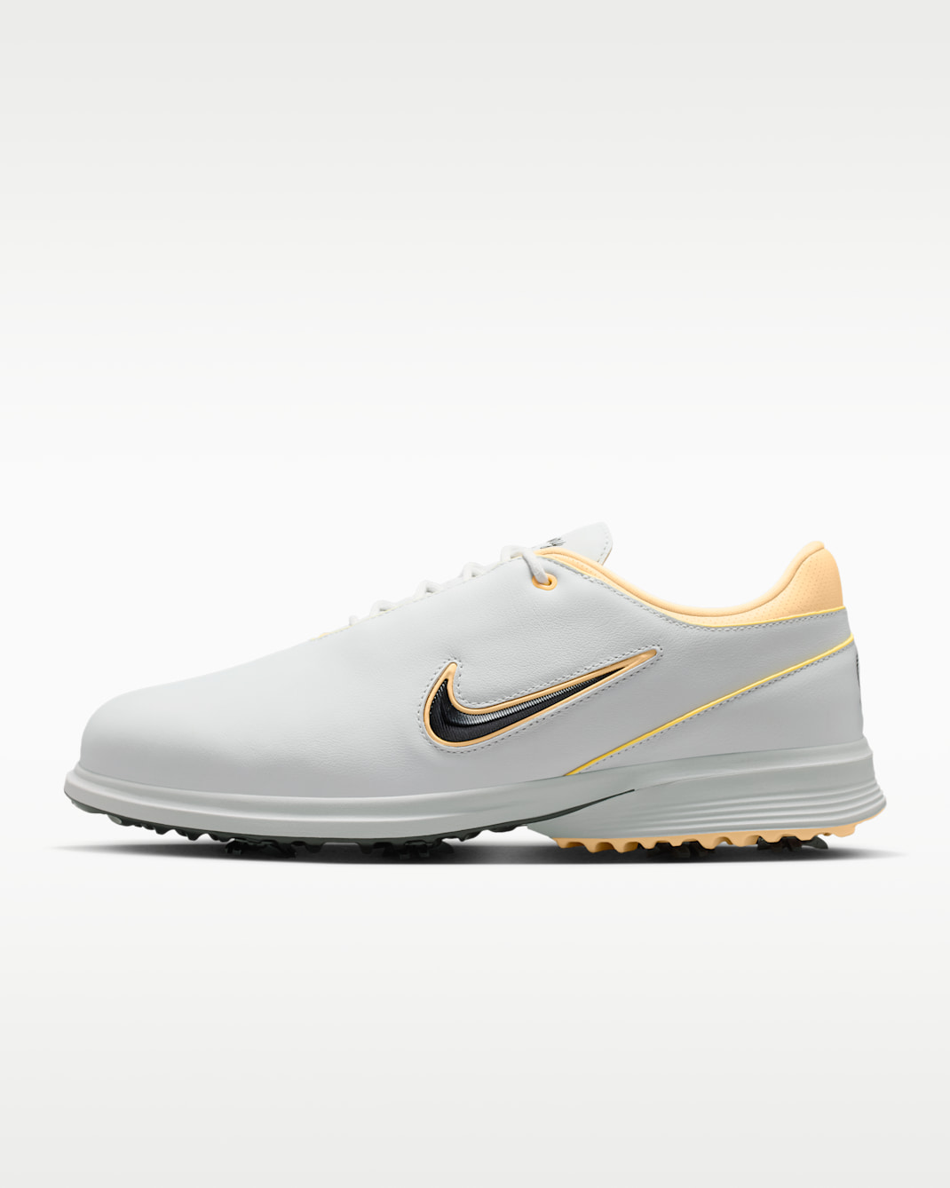 Nike Victory Tour 4 Golf Shoes (Wide) - Photon Dust/Tangerine Tint/Black