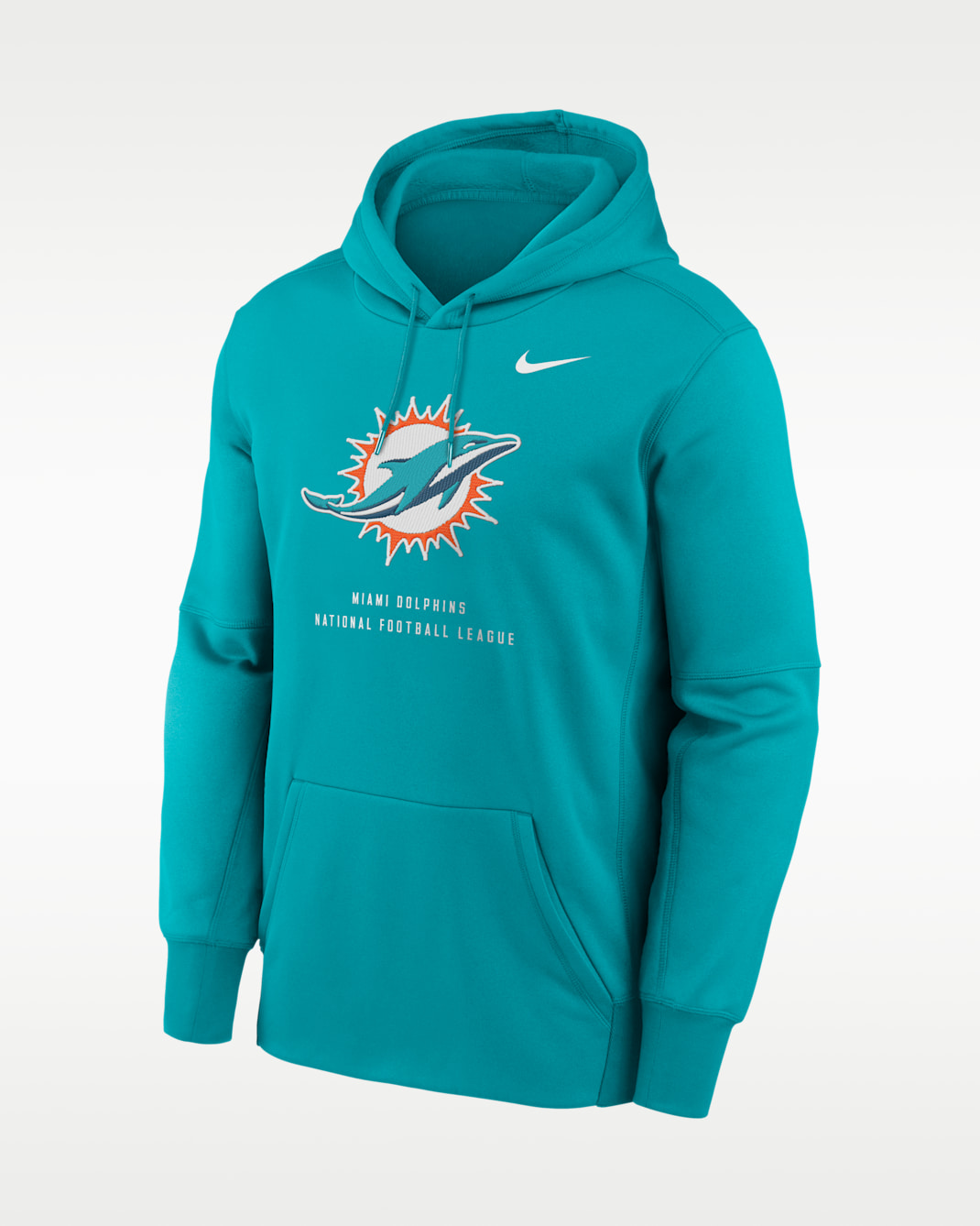 Miami Dolphins Men's Nike Therma NFL Pullover Hoodie - Green