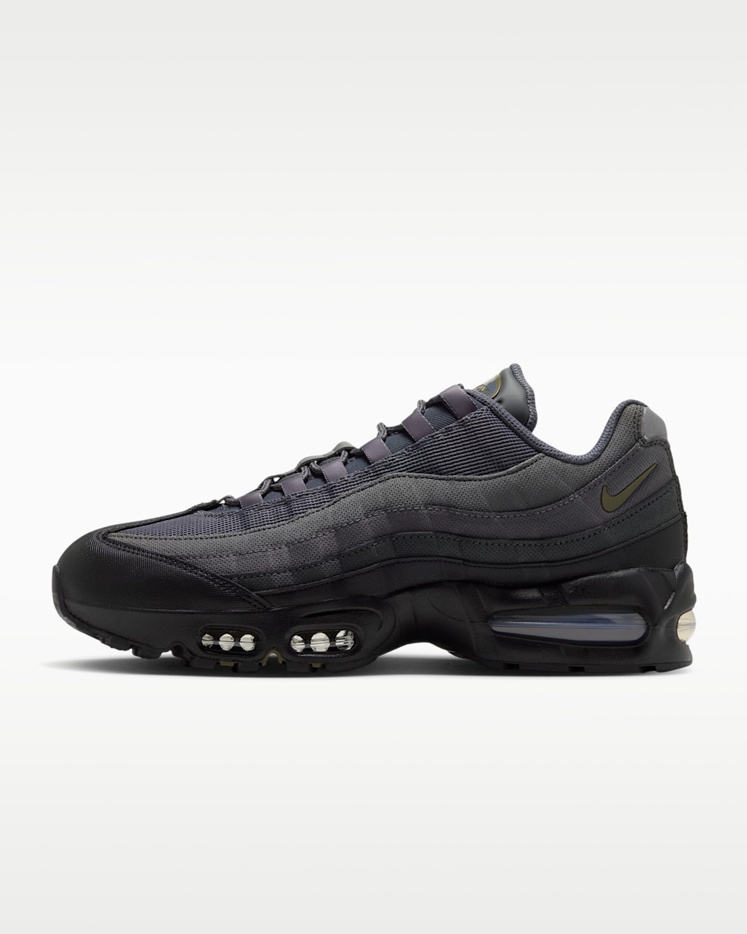 Nike Air Max 95 Older Bubble Men's Shoes - Iron Grey/Black/Iron Ore/Medium Olive