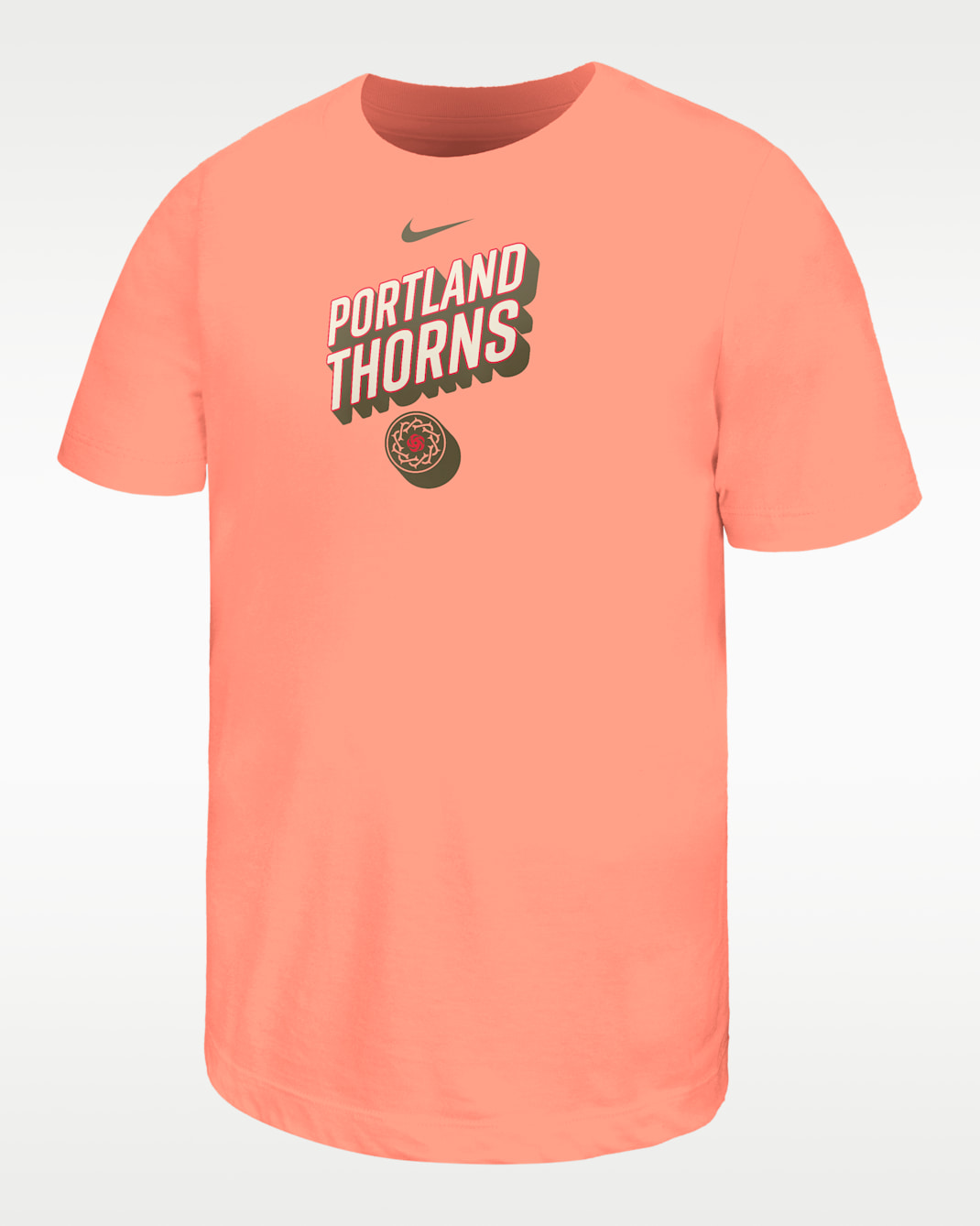 Portland Thorns Big Kids' Nike Cotton T-Shirt - Atomic Pink