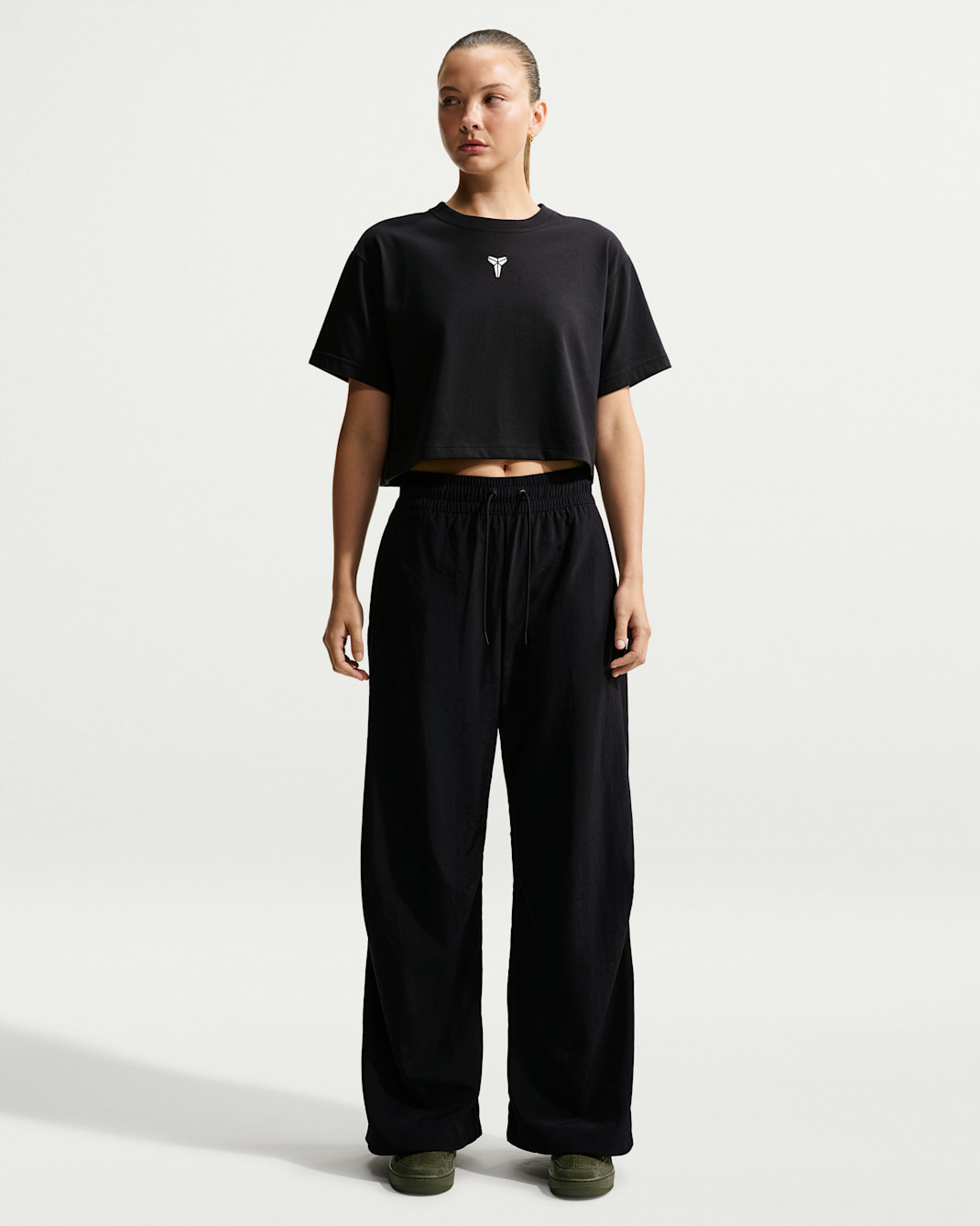 Kobe Women's Woven Basketball Pants - Black/Black