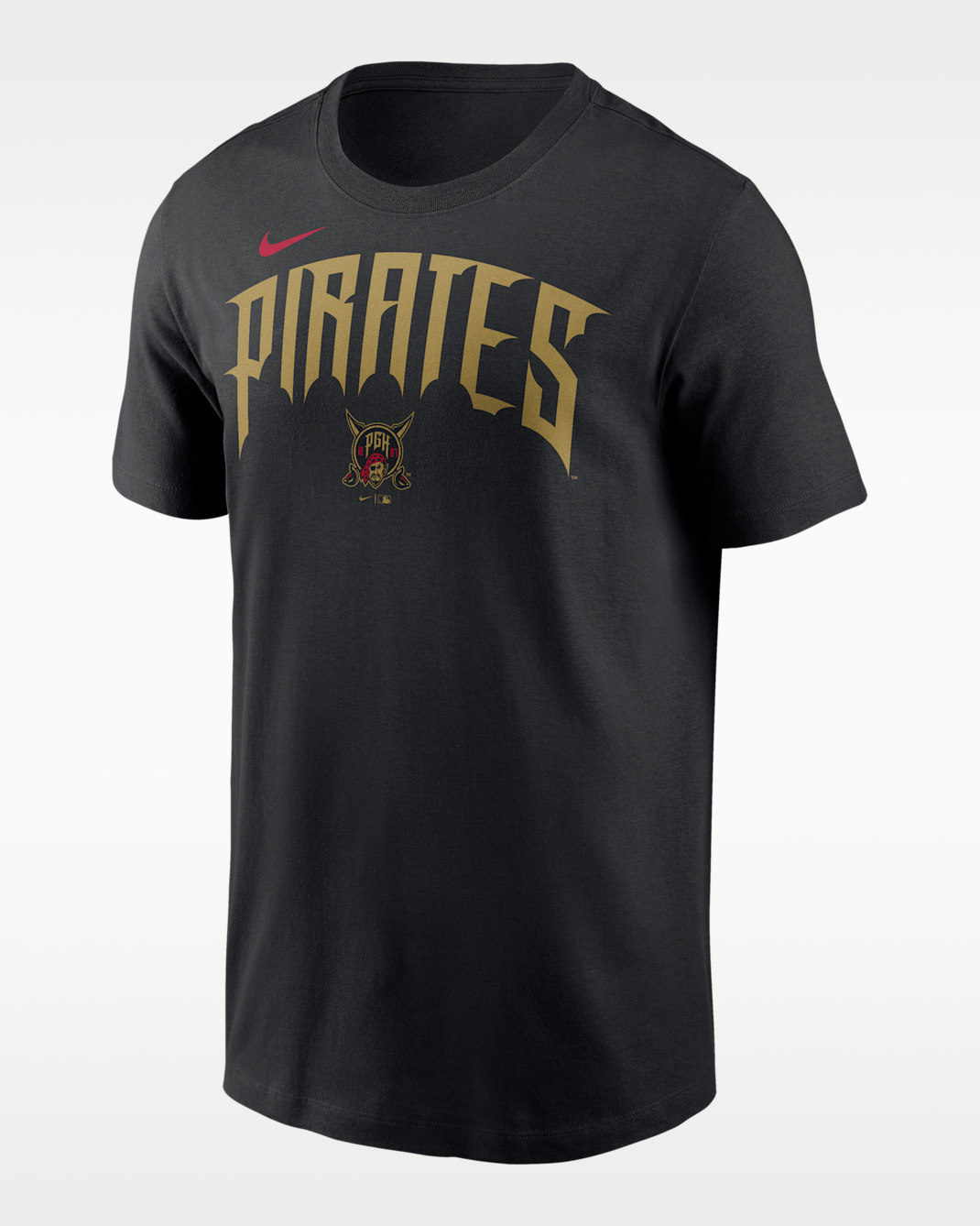 Pittsburgh Pirates City Connect Wordmark Men's Nike MLB T-Shirt - Black