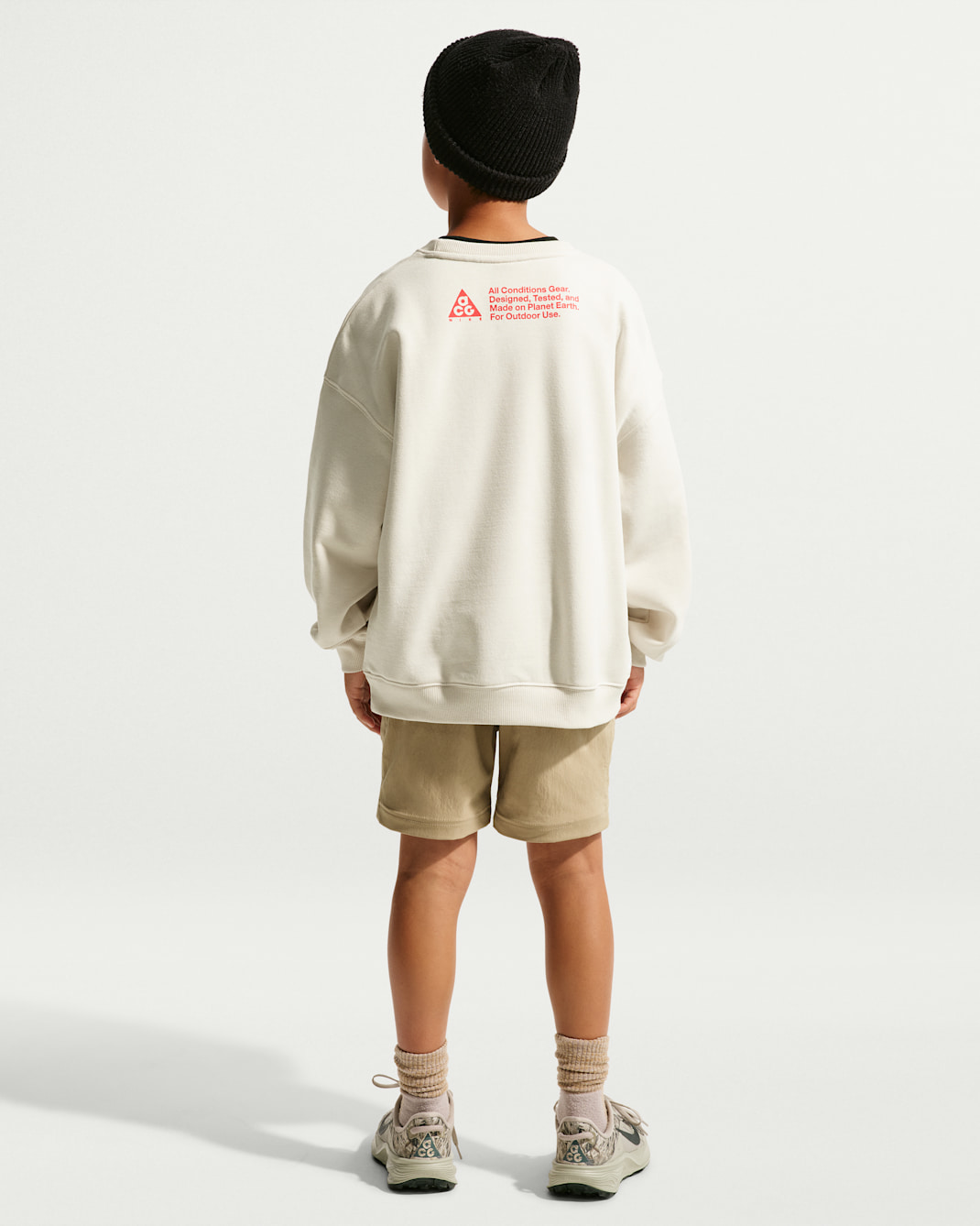 Nike ACG Big Kids' Yeti Crewneck Fleece Top