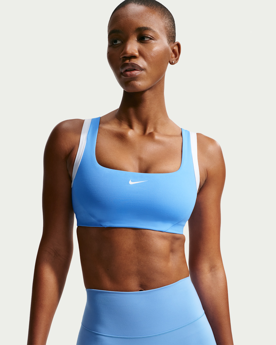 Nike One Women's Light-Support Sports Bra - University Blue/White/White