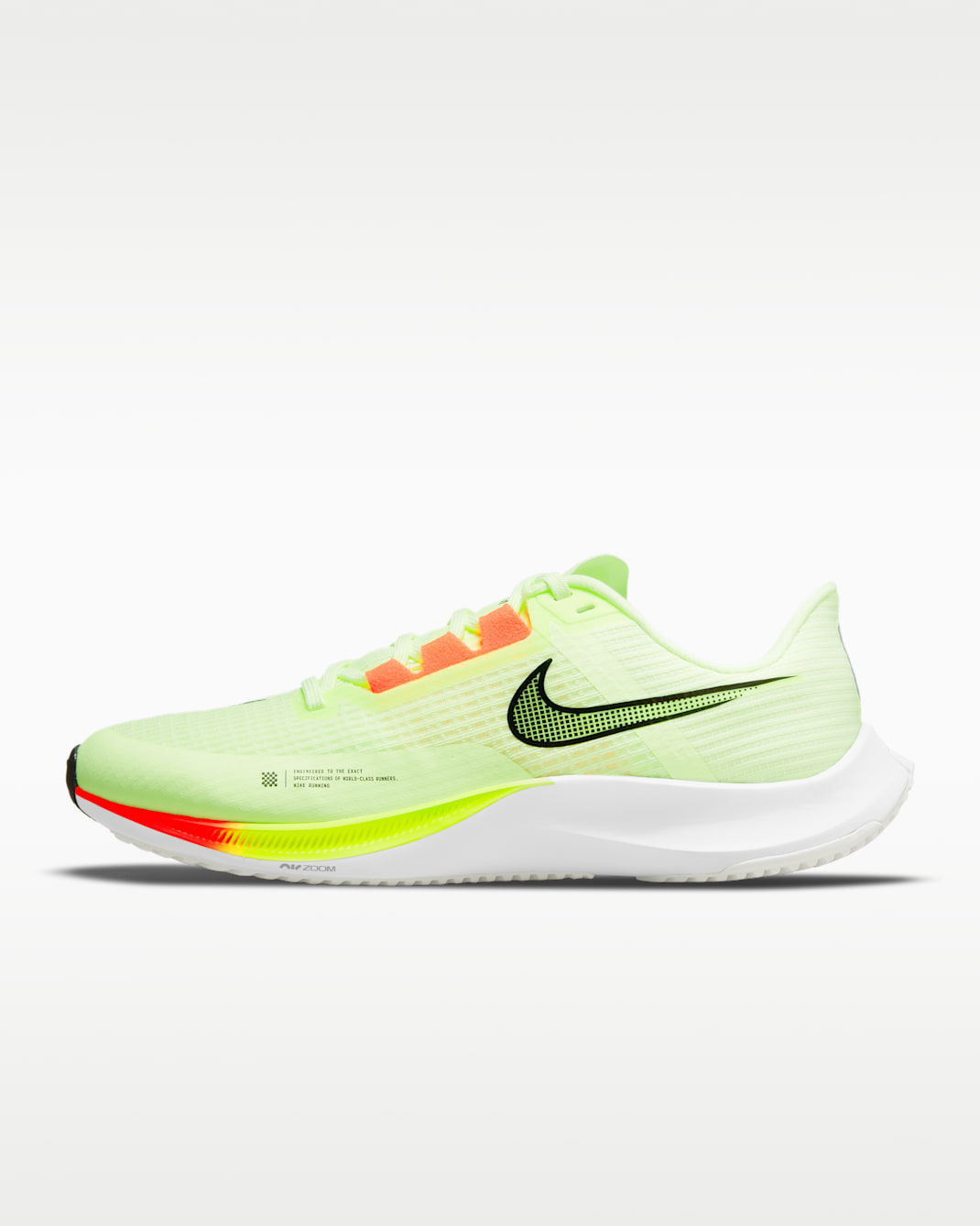Nike Rival Fly 3 男款路跑競速鞋 - Barely Volt/Photon Dust/Hyper Orange/黑色