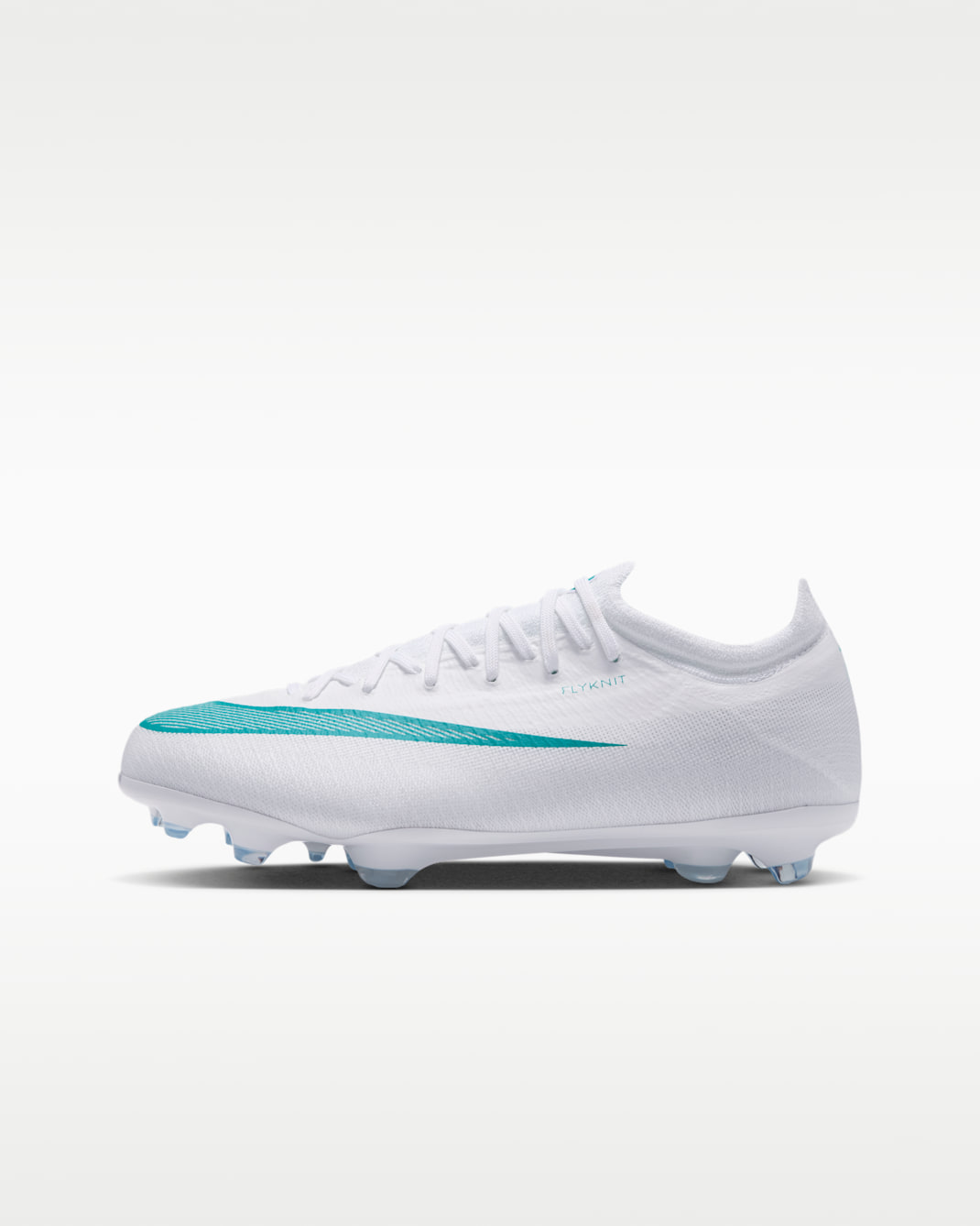 Nike Jr. Mercurial Vapor 17 Pro lav fotballsko til fast underlag til store barn - Hvit/Dusty Cactus