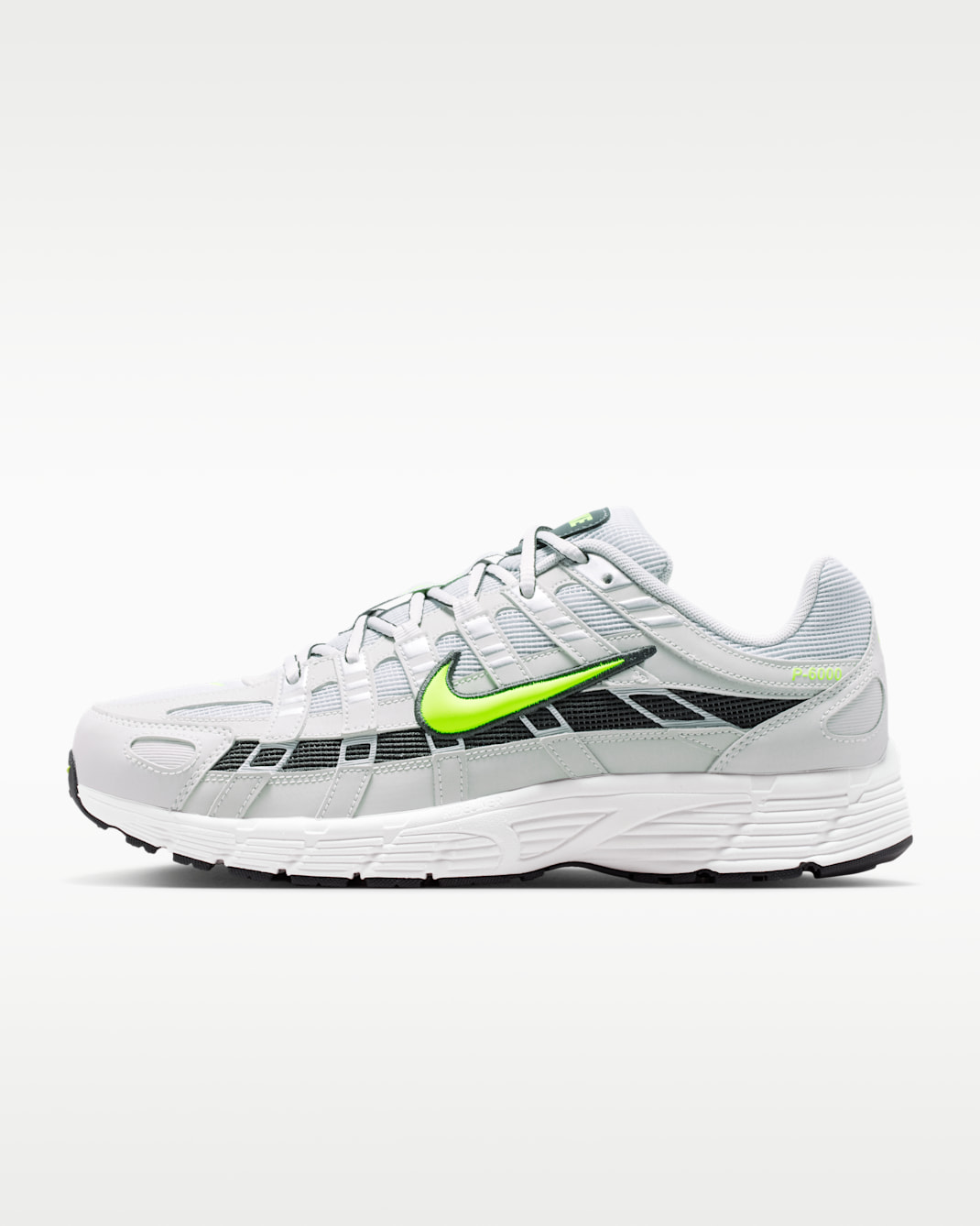 Nike P-6000 Men's Shoes - Grey Fog/Dark Smoke Grey/Summit White/Volt