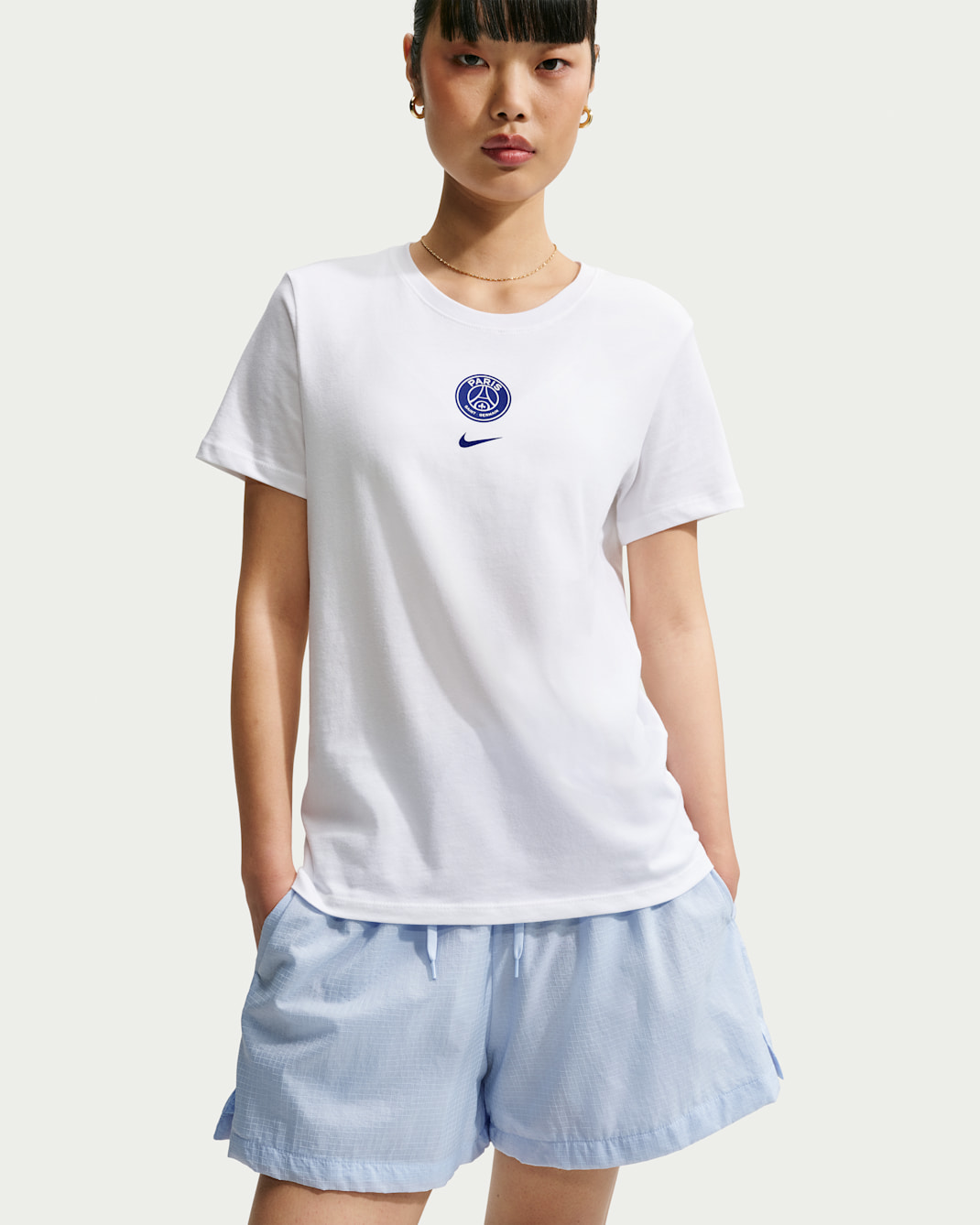 T-shirt Nike Football Paris Saint-Germain pour femme - Blanc