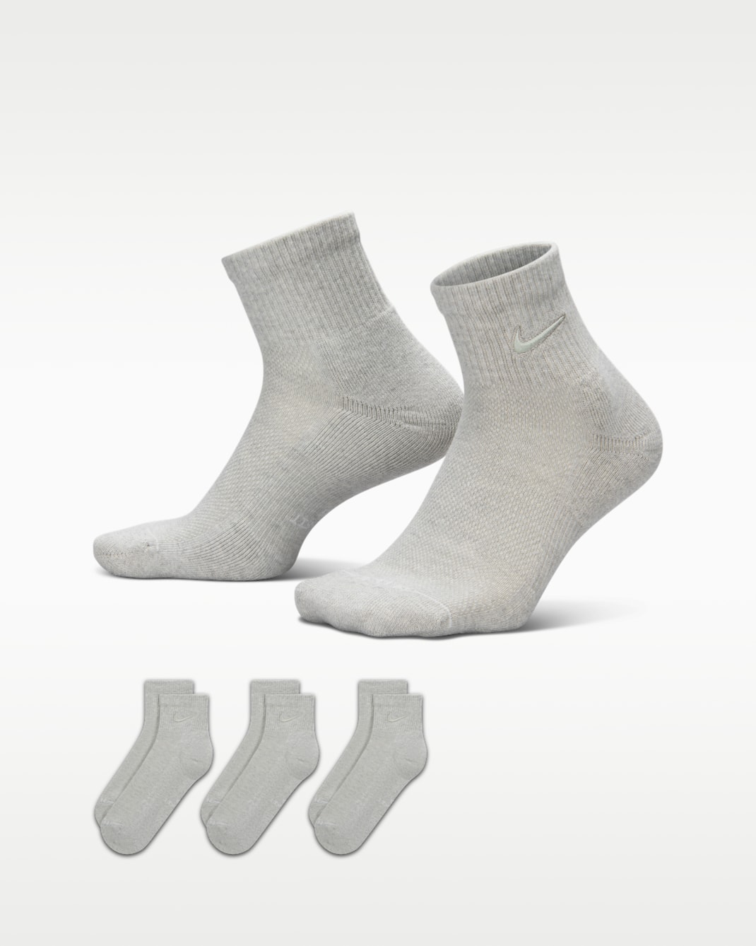 Nike Everyday Elevated Ankle Socks (3 Pairs) - Multi-Color