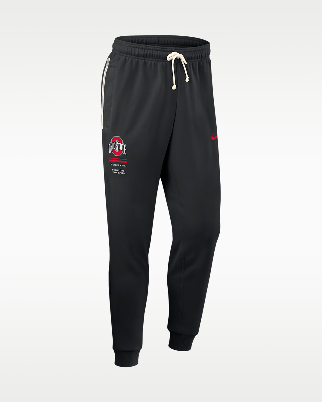 Ohio State Sideline Standard Issue Men's Nike Dri-FIT College Taper Pants - Black