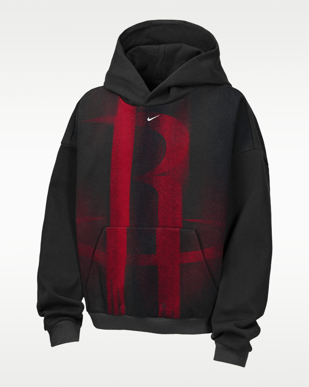 Houston Rockets Big Kids' Nike Basketball Hoodie - Black