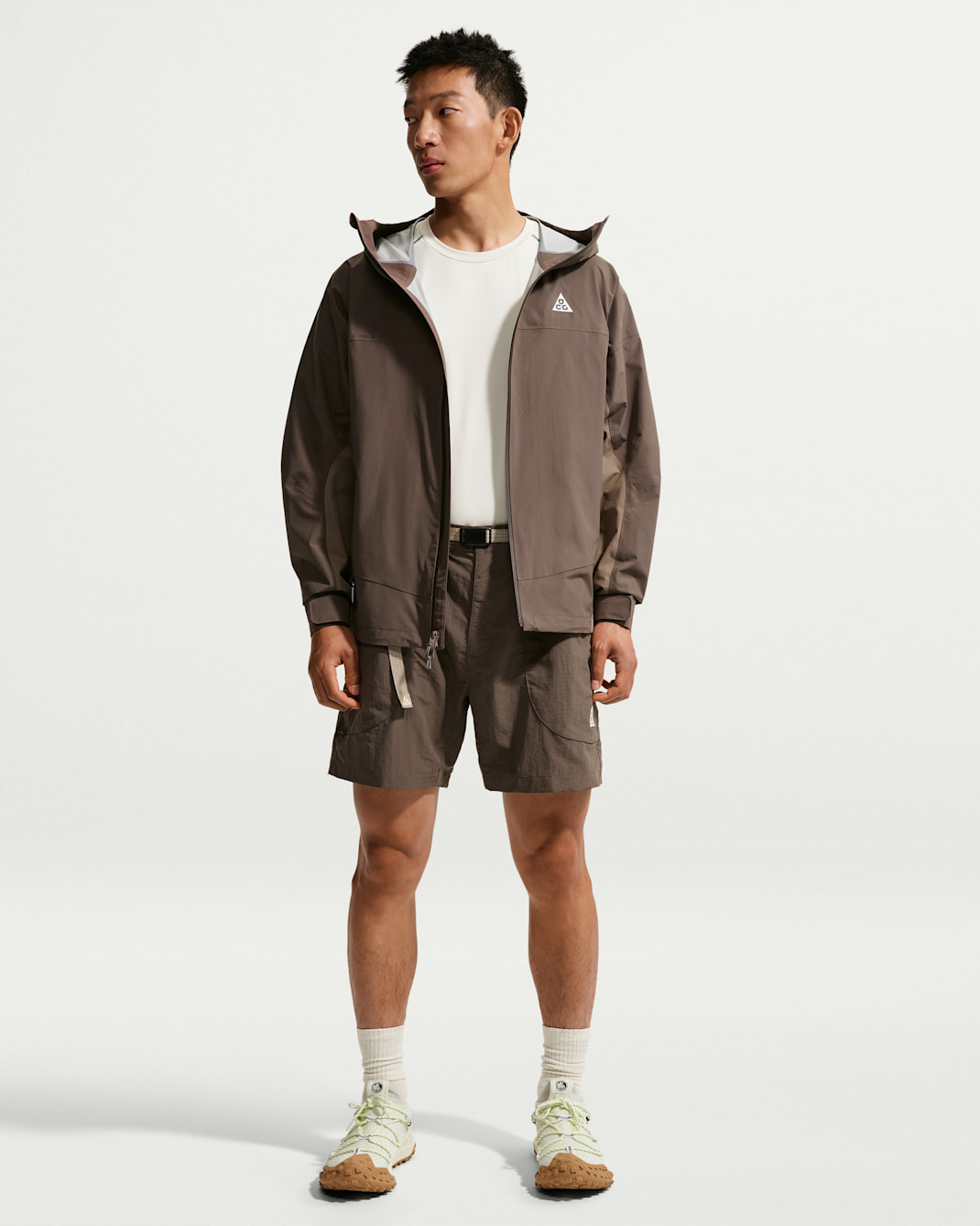 나이키 ACG '돌로미티' 남성 쇼츠 - 아이언스톤/블랙/발틱 블루/서밋 화이트