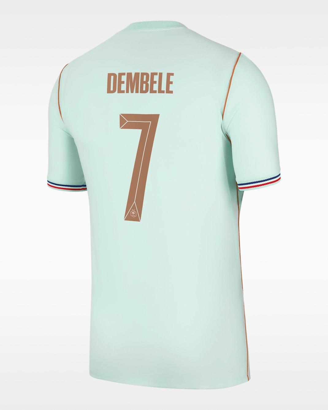 Jersey de fútbol Nike Dri-FIT para hombre Ousmane Dembélé France National Team 2026 Stadium Away - Verde