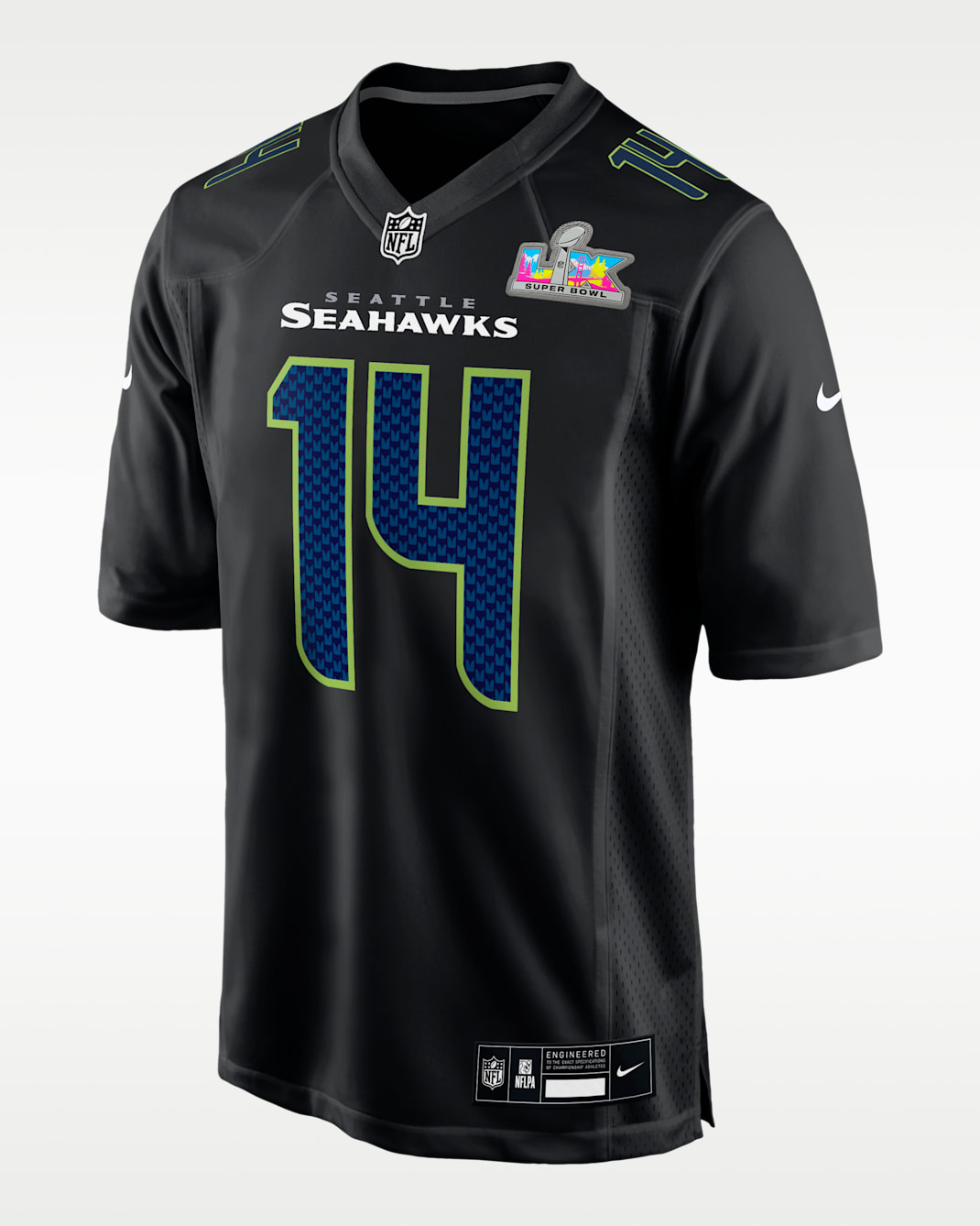 Sam Darnold Seattle Seahawks Super Bowl LX Men's Nike NFL Game Fashion Jersey - Black