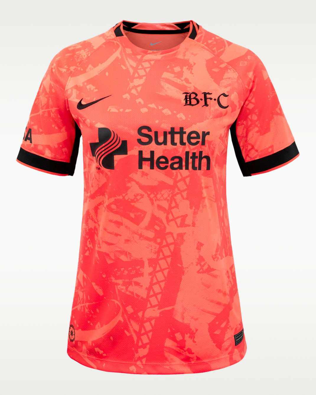 Bay FC Stadium Away Women's Nike Dri-FIT NWSL Replica Jersey - Rush Coral
