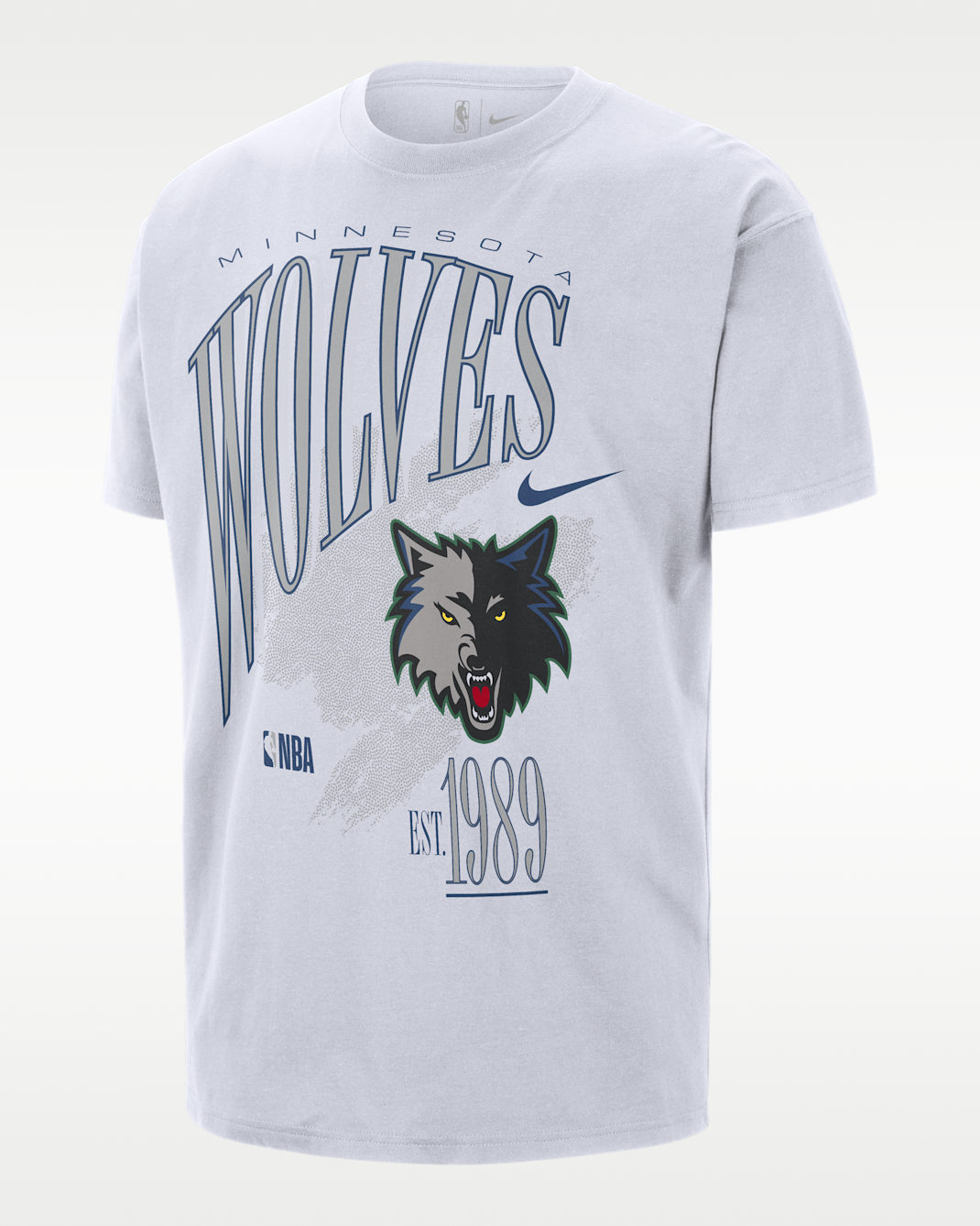 Minnesota Timberwolves Hardwood Classics Vintage Men's Short-Sleeve Ringer T-Shirt - White