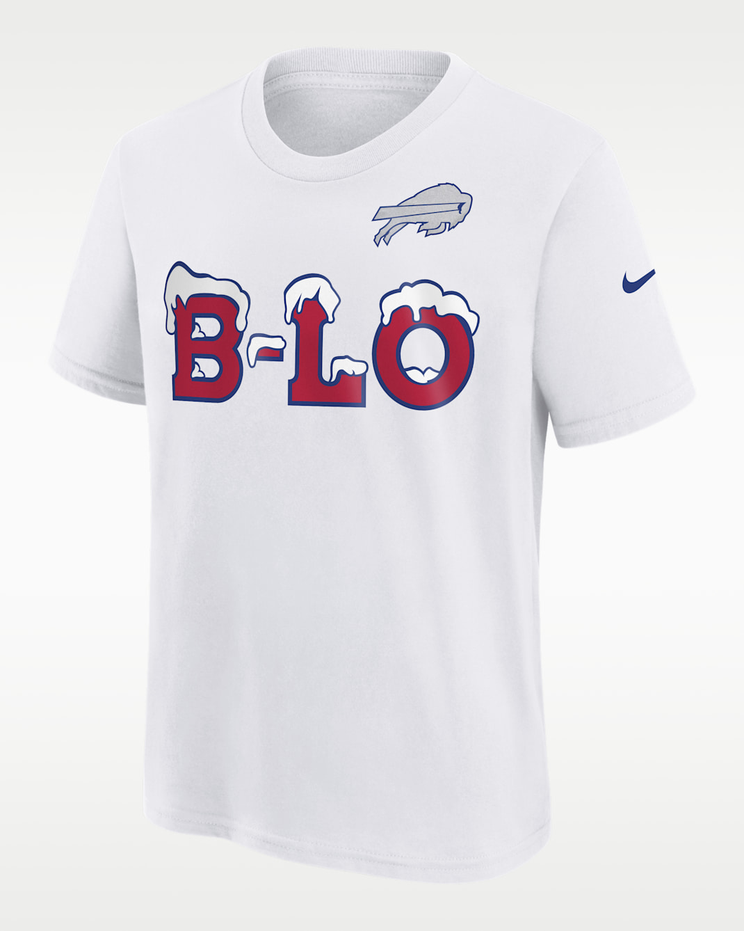Playera Nike de la NFL para niños talla grande Buffalo Bills Rivalry - Blanco