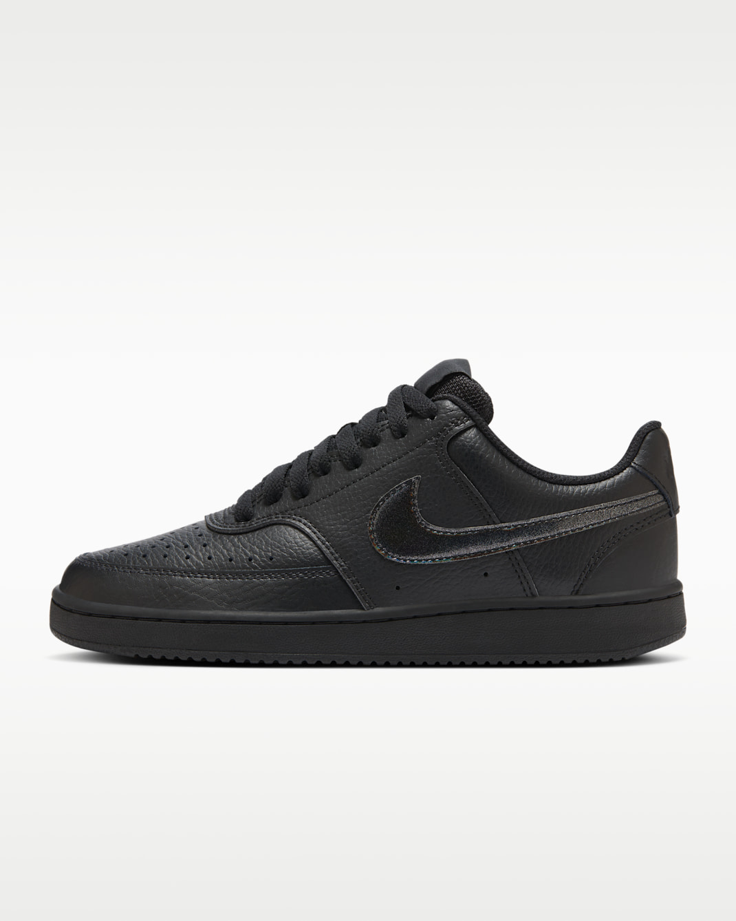 Nike Court Vision Low Damenschuh - Schwarz/Schwarz