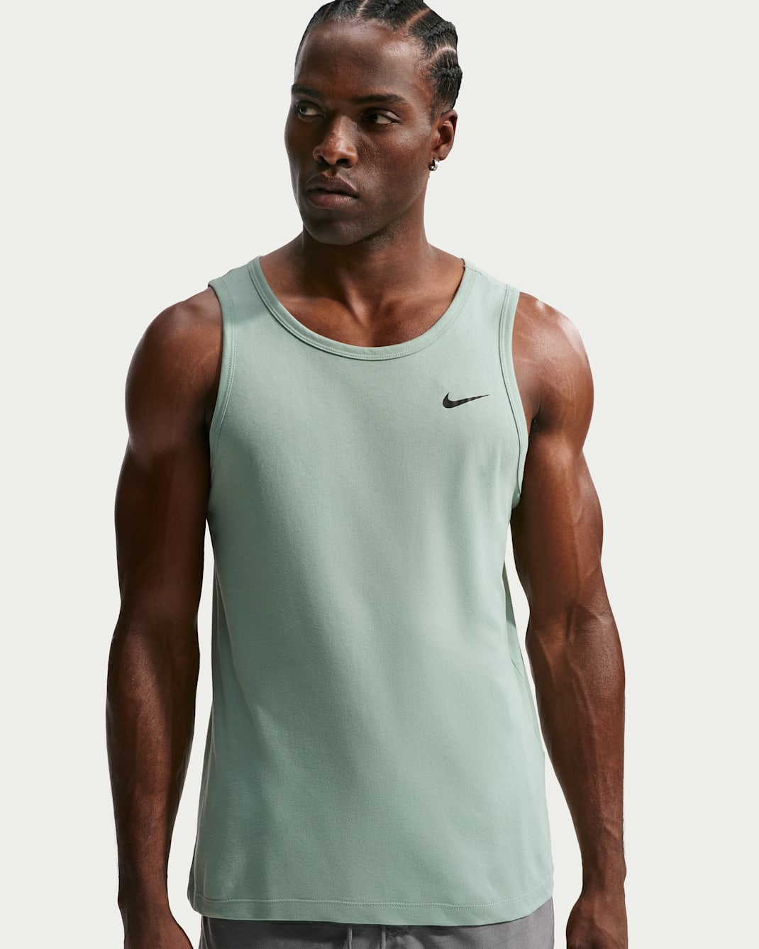 Nike Dri-FIT Men's Training Tank - Steam/Black