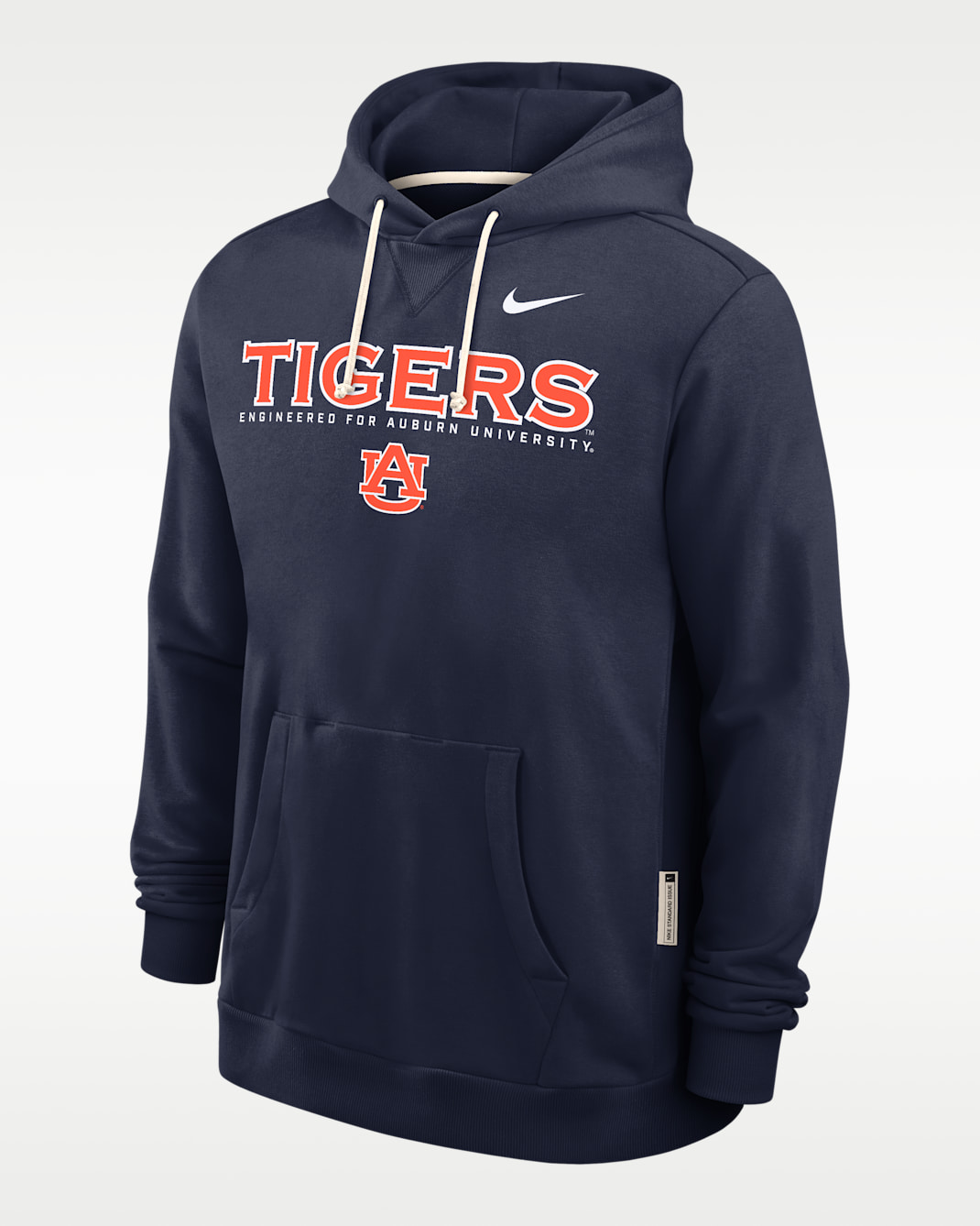 Auburn Sideline Men's Nike Dri-FIT College Pullover Hoodie - Navy