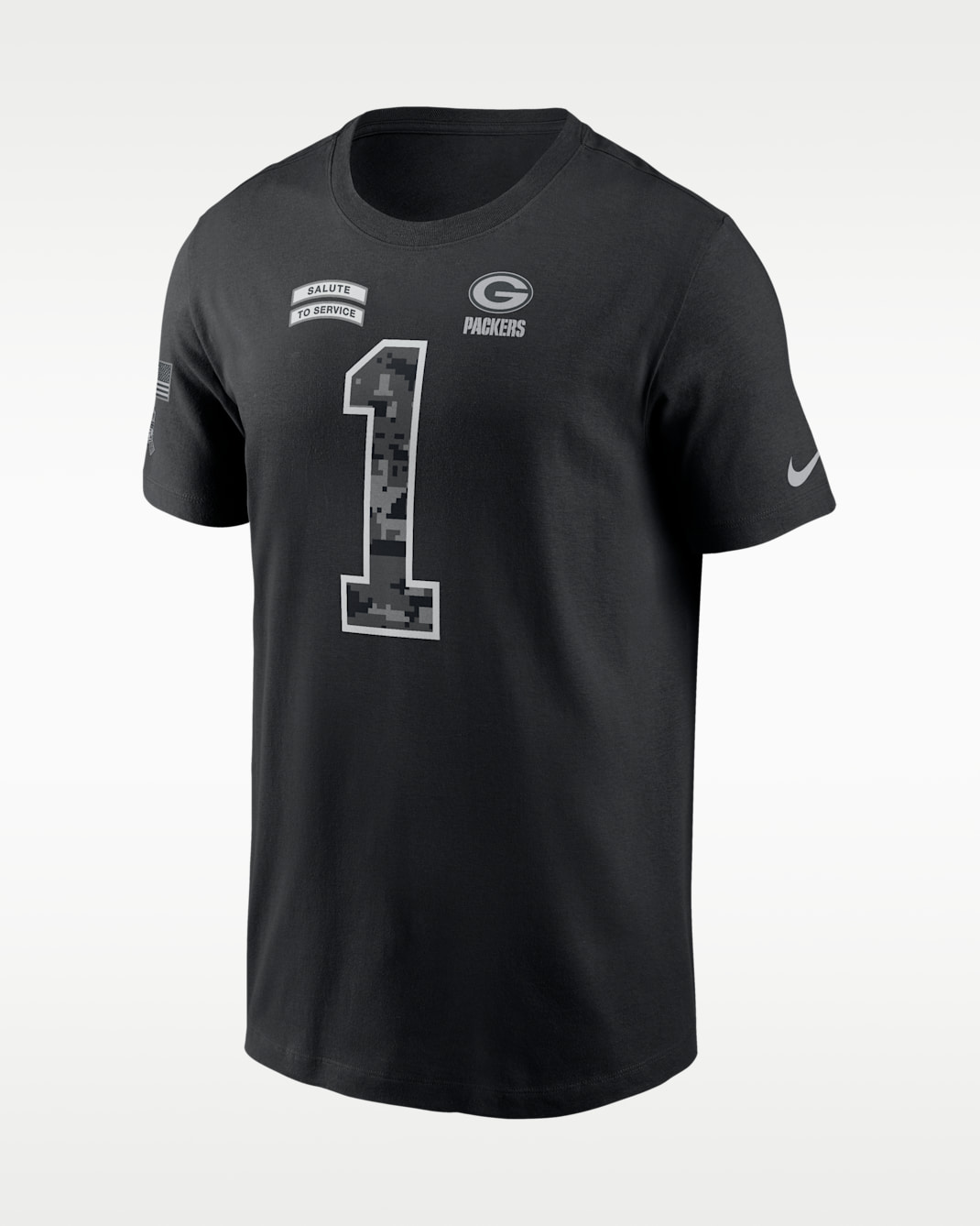 Micah Parsons Green Bay Packers Salute to Service Men's Nike NFL T-Shirt - Black