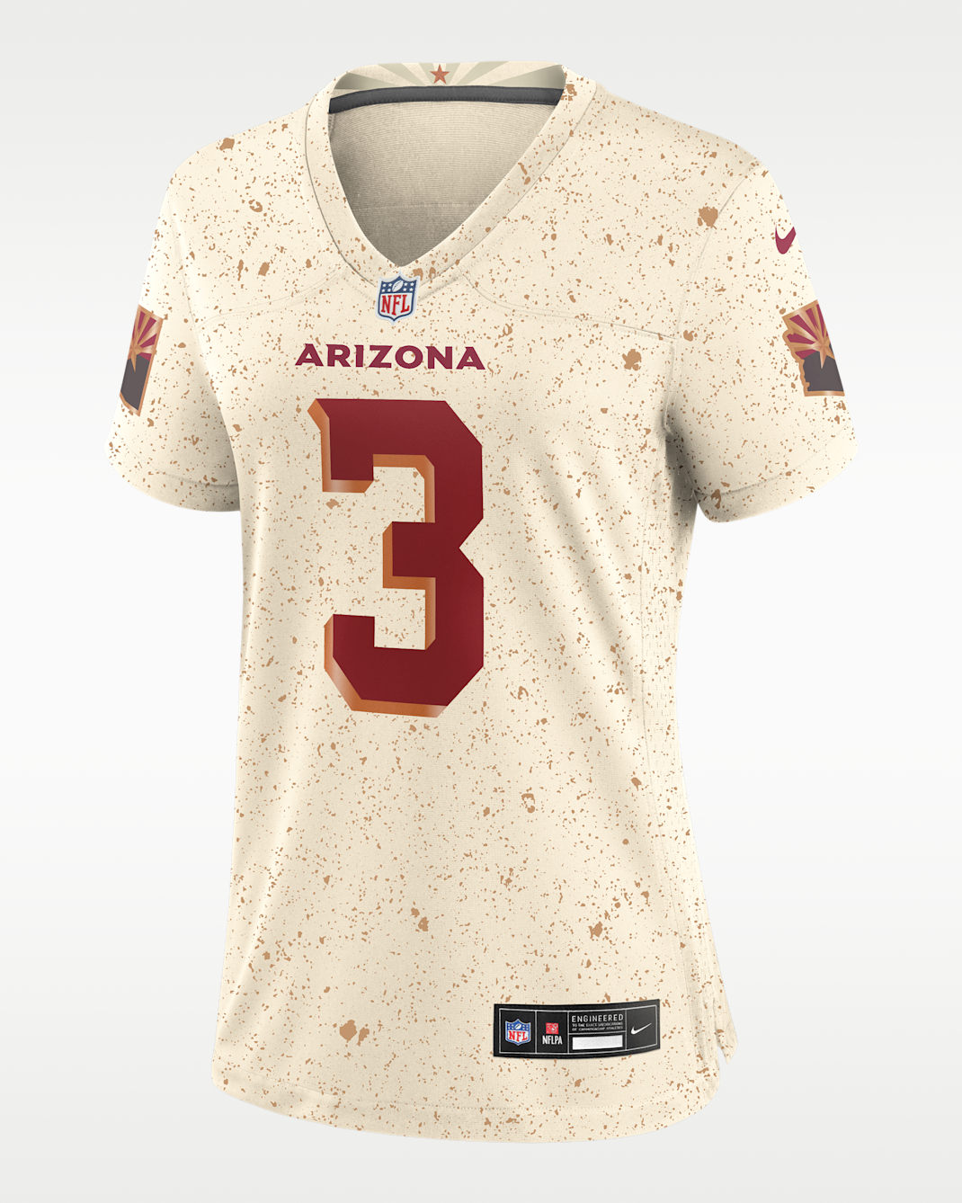 Jersey Nike de la NFL Game para mujer Budda Baker Arizona Cardinals Rivalries Collection - Natural