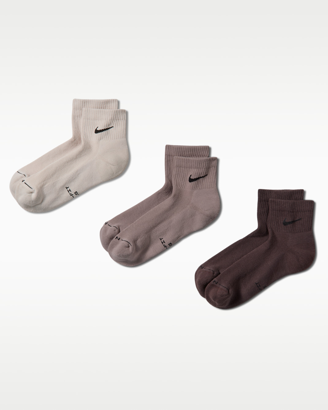 Nike Everyday Elevated Ankle Socks (3 Pairs) - Multi-Colour