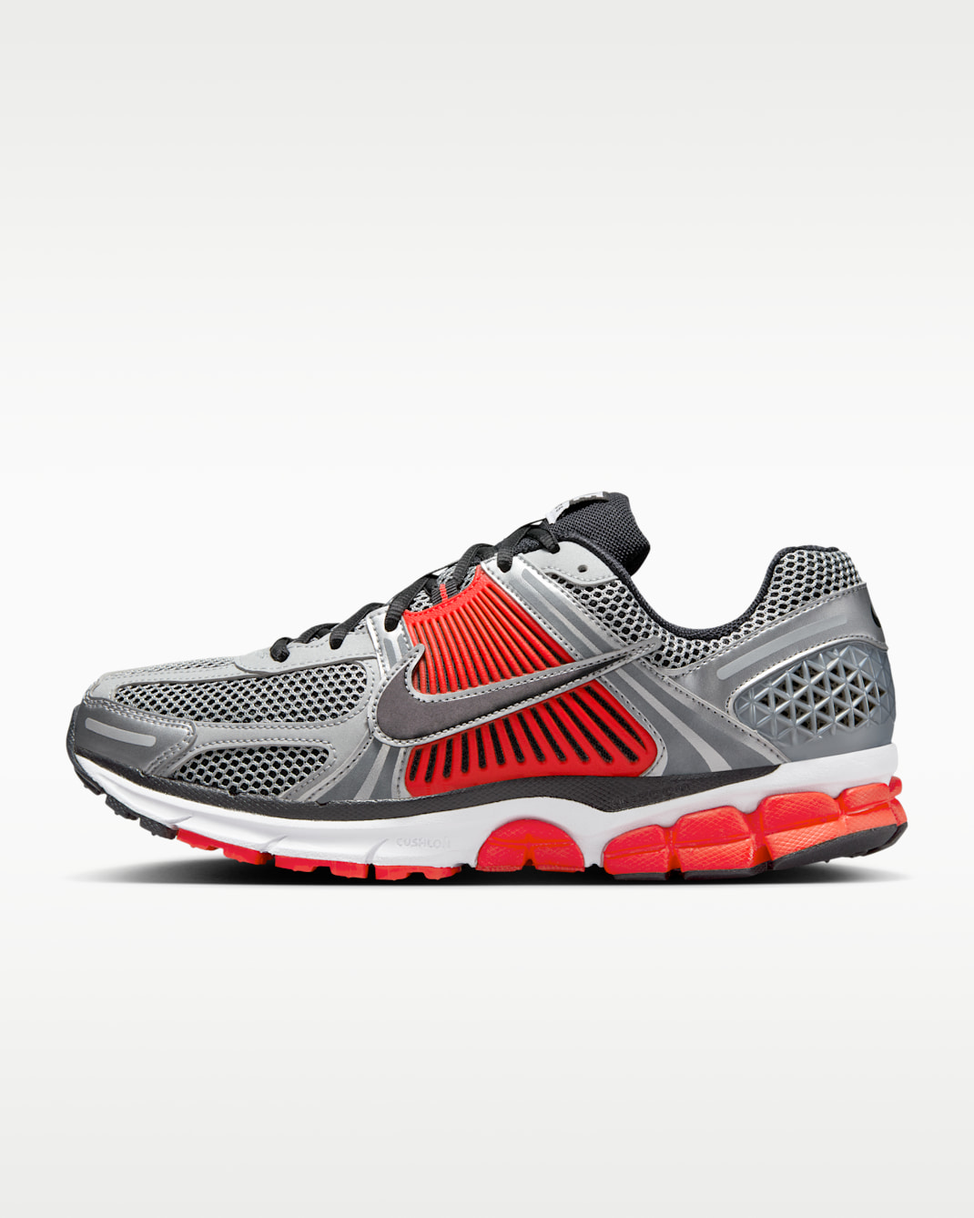 Nike Zoom Vomero 5 Men's Shoes - Metallic Silver/Flat Silver/Light Crimson/Black