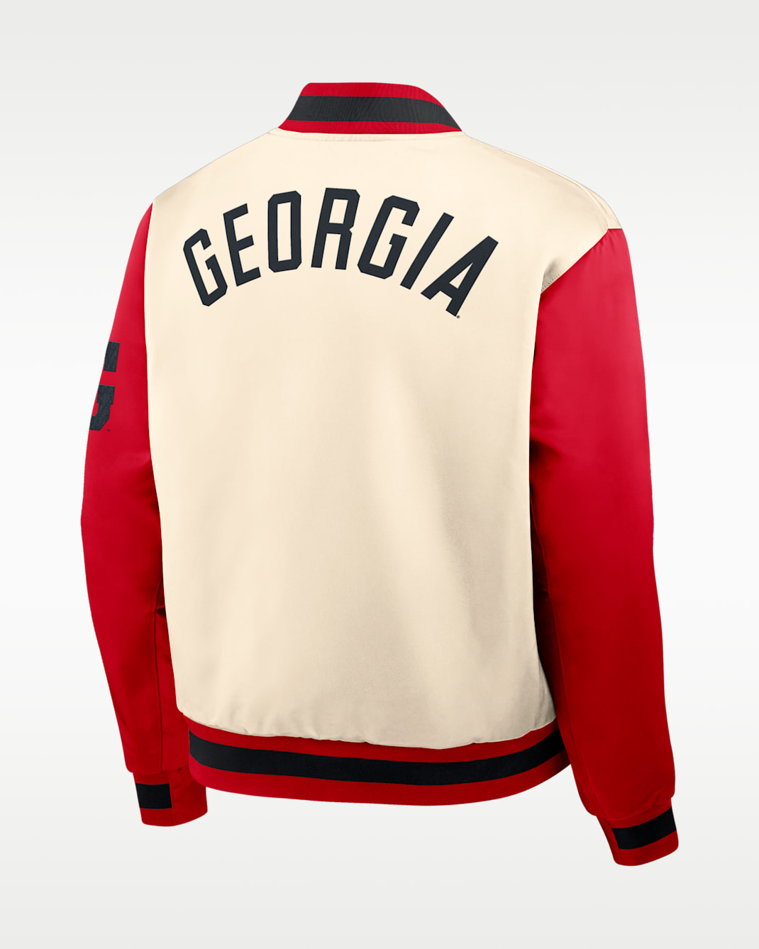 Georgia Legacy Men's Nike College Full-Snap Bomber Jacket