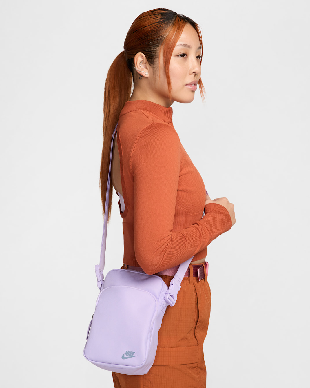 Nike Heritage 斜背包 (4 公升) - Lilac Bloom/Lilac Bloom/Ashen Slate