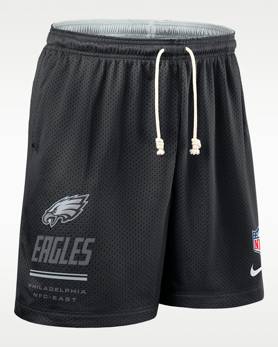 Philadelphia Eagles Sideline Reversible Men's Nike Dri-FIT NFL Shorts - Black/Platinum