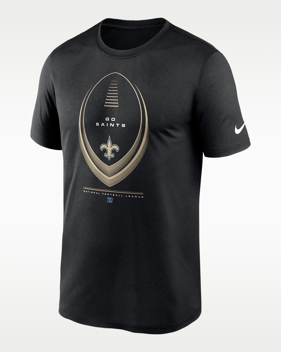 New Orleans Saints Legend Icon Men's Nike Dri-FIT NFL T-Shirt - Black