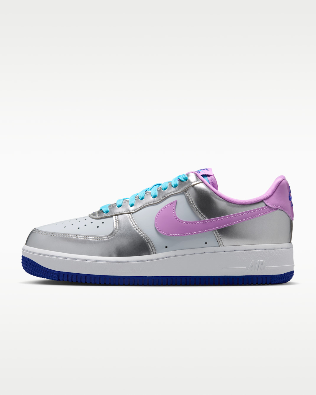 Tenis para mujer Nike Air Force 1 '07 - Cromo/Platino puro/Laguna pulso/Fucsia resplandor