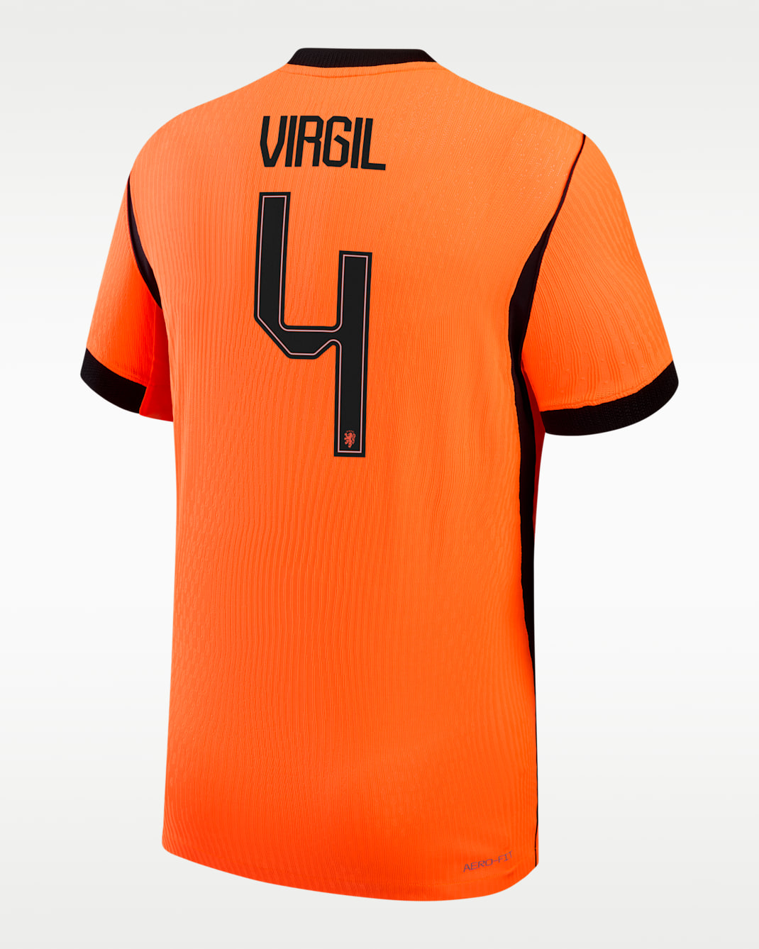 Virgil van Dijk Netherlands National Team 2026 Match Home Men's Nike Dri-FIT ADV Soccer Jersey - Orange