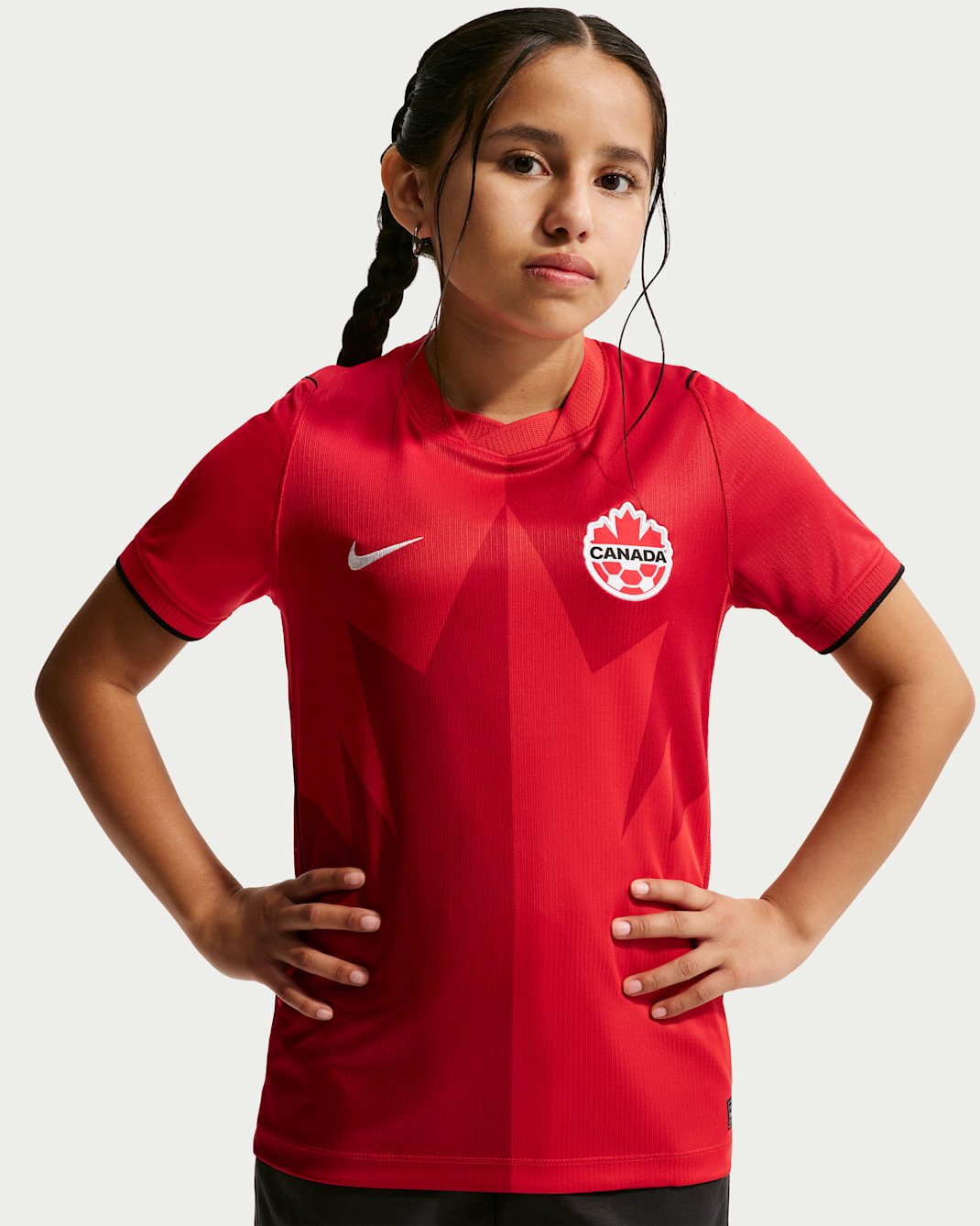 Canada Stadium Edition Home Older Kids' Nike Football Shirt - University Red